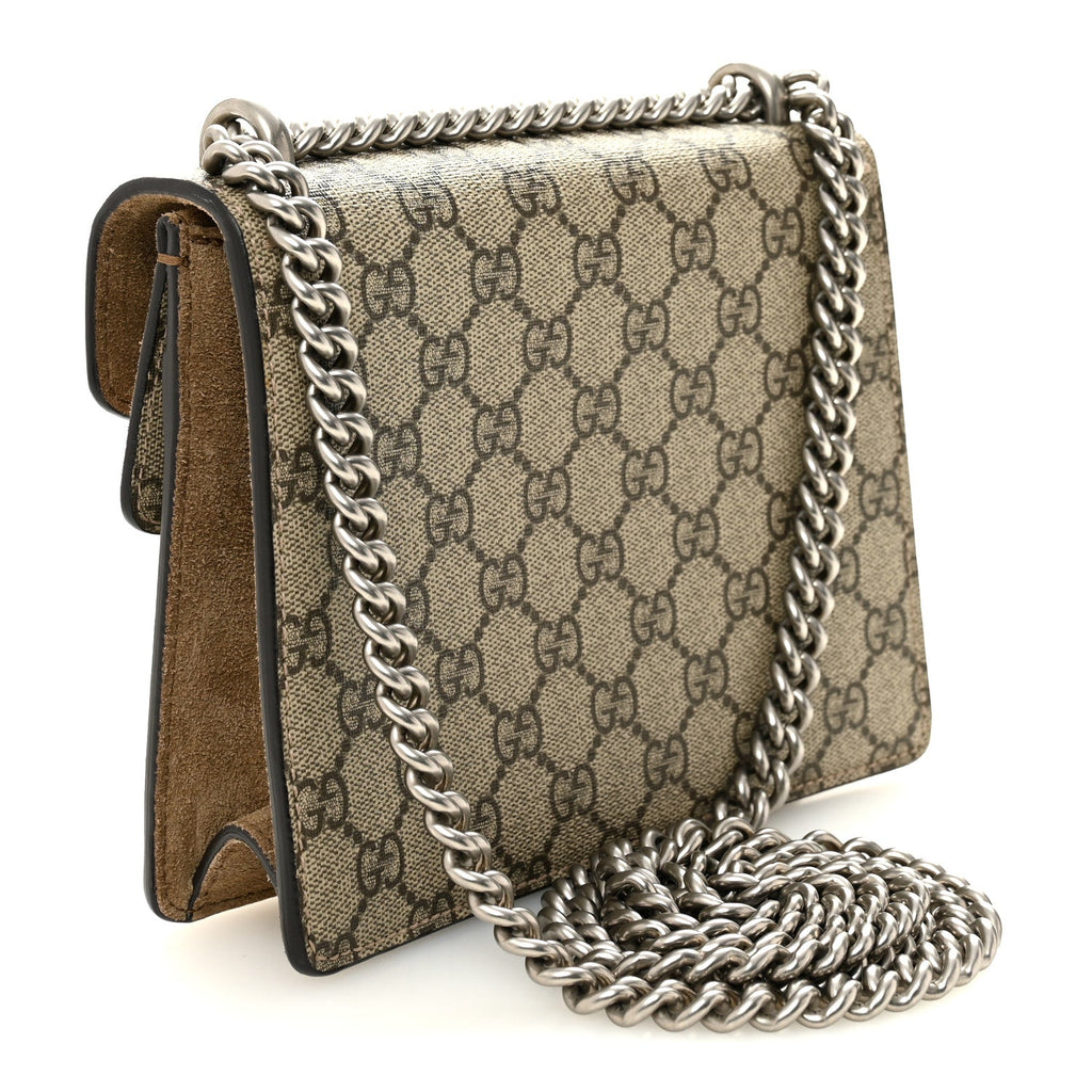 GG Supreme Monogram Mini Dionysus Shoulder Bag Taupe