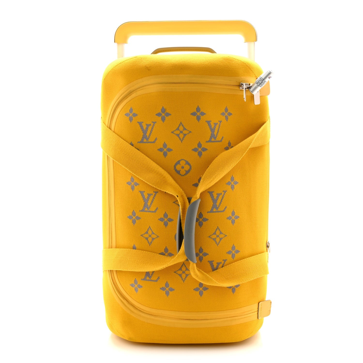 Knit Monogram Horizon Soft Duffle 55 Jaune