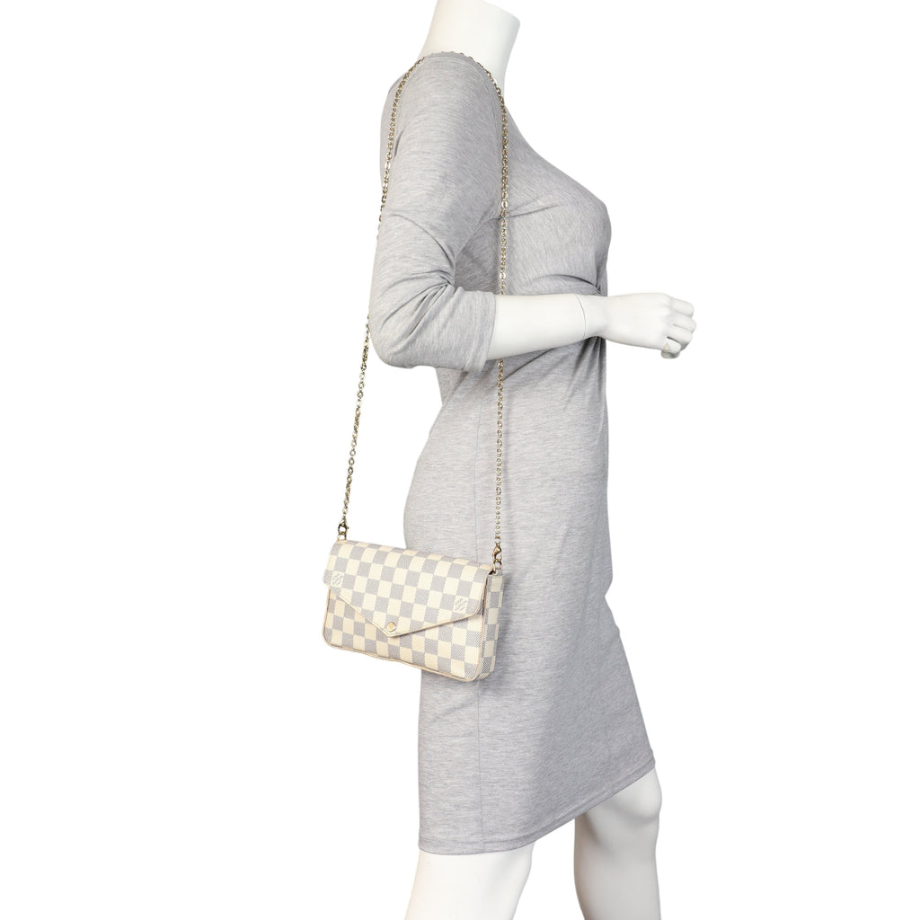 Louis Vuitton Pochette Felicie Damier Azur