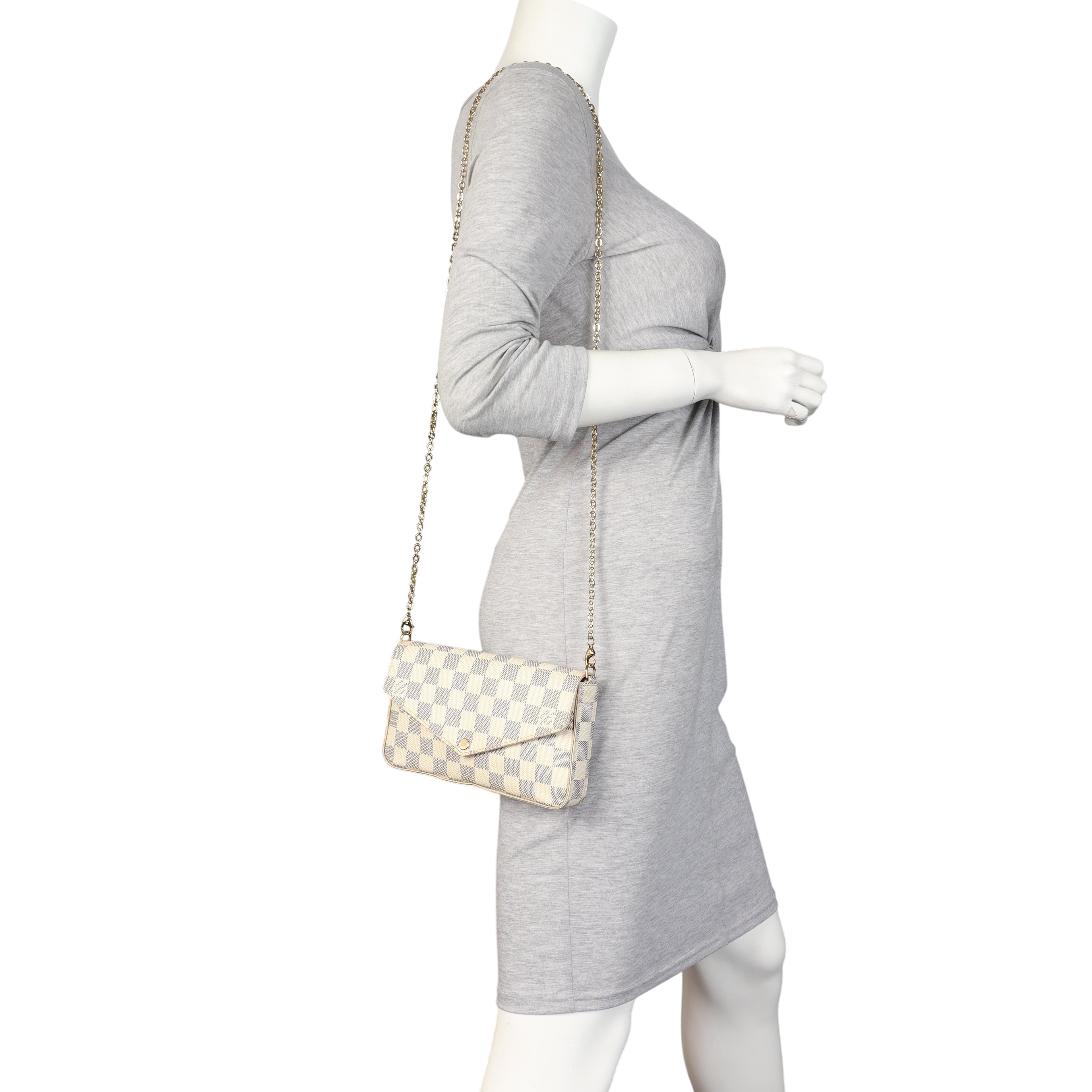 Louis Vuitton Pochette Felicie Damier Azur