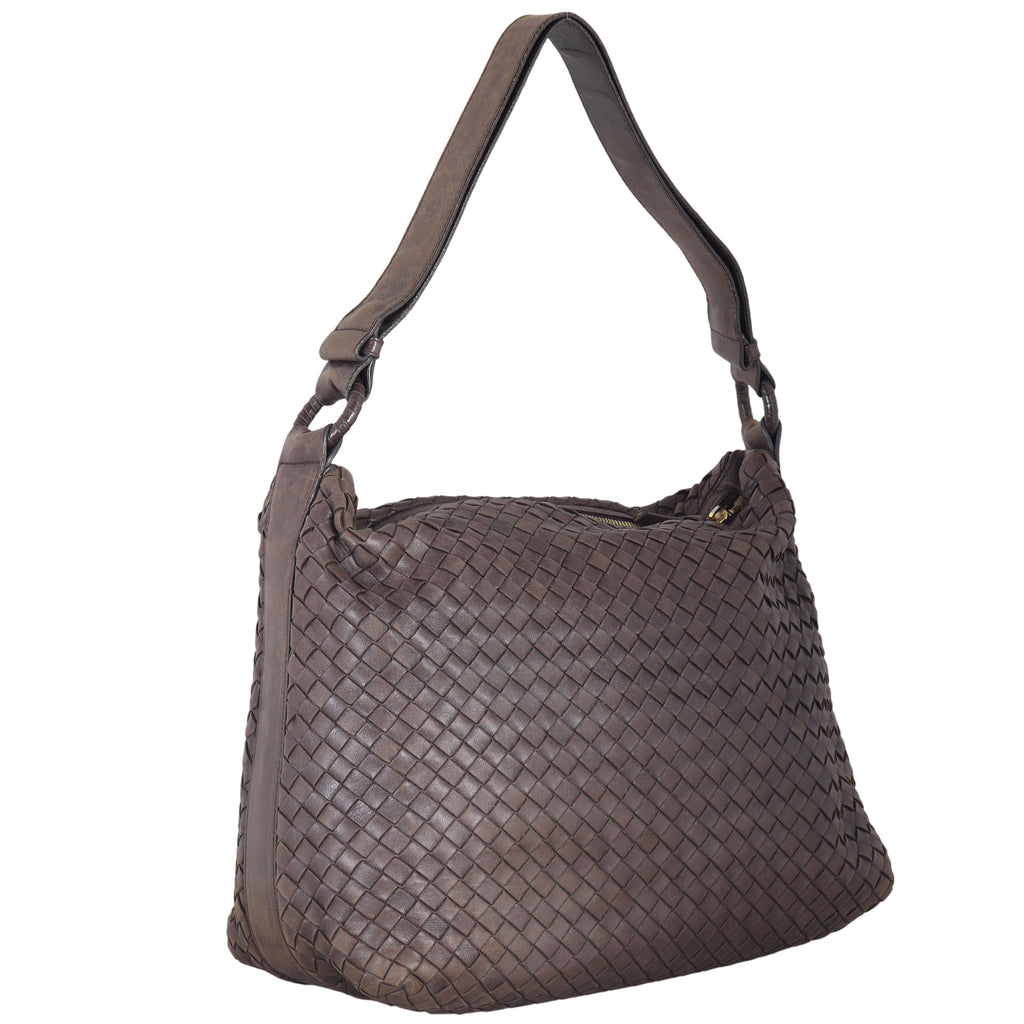 Bottega Veneta Intrecciato Pyramid Hobo