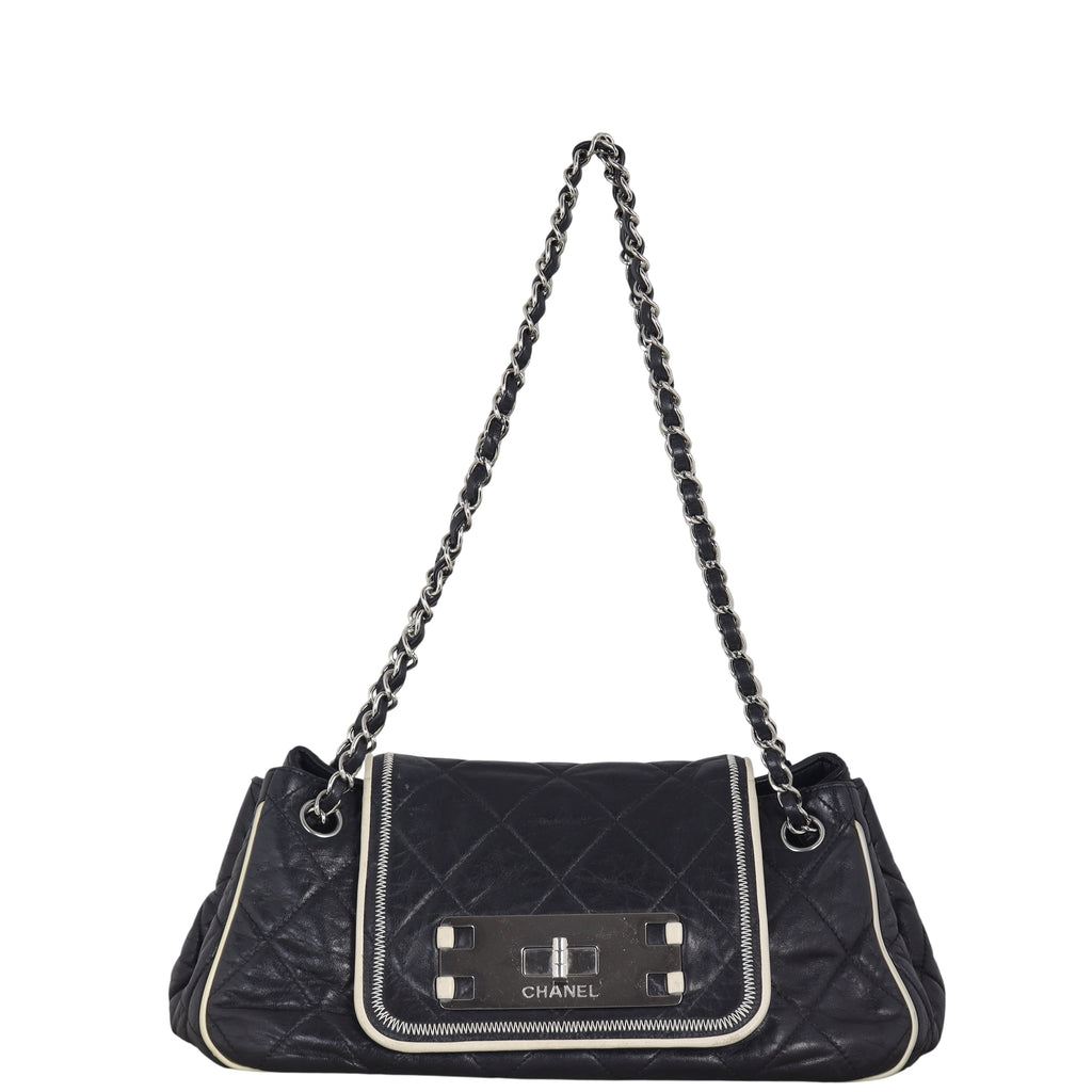 Chanel East West Accordion Flap Bag