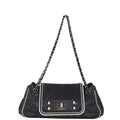 Chanel East West Accordion Flap Bag