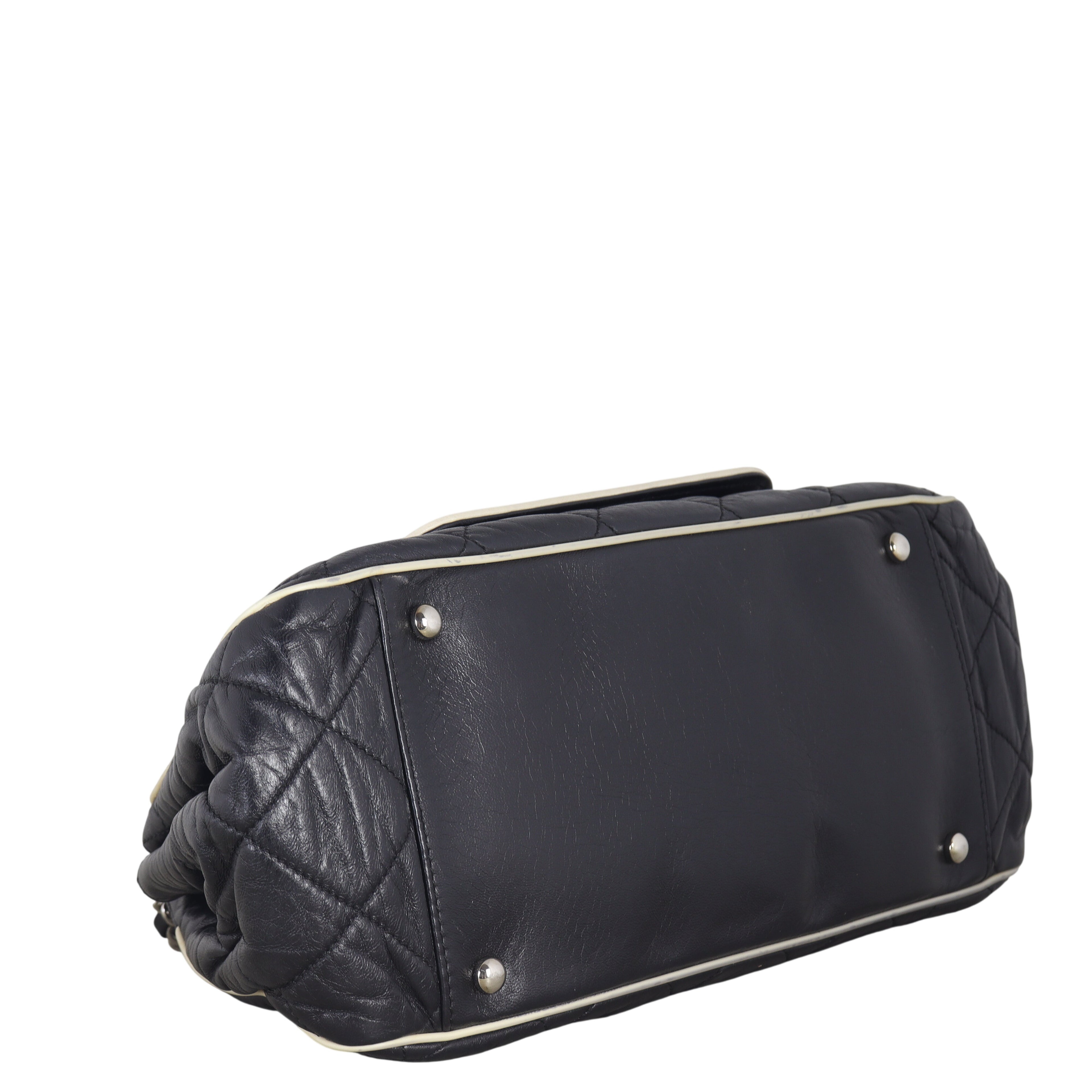 Chanel East West Accordion Flap Bag