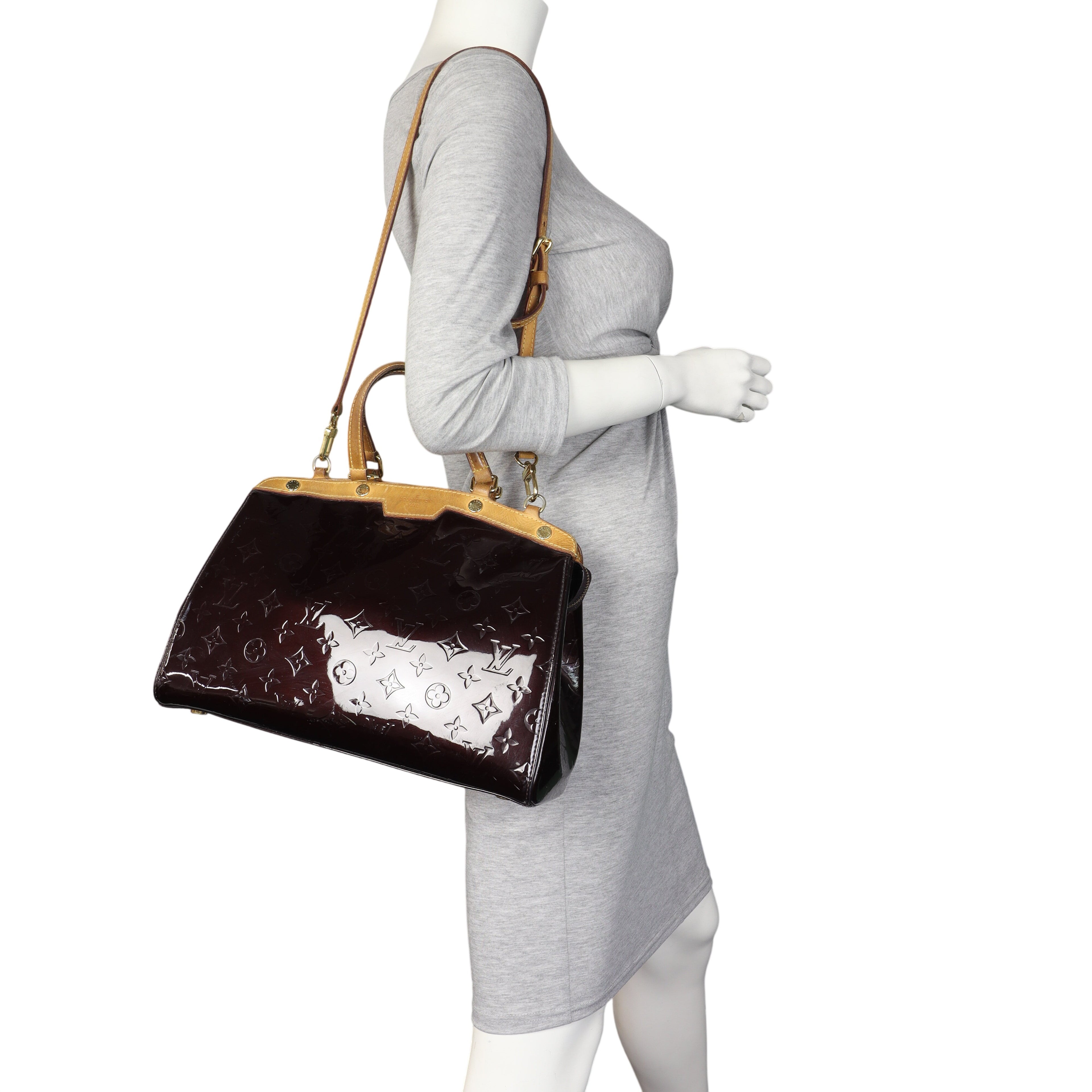 Louis Vuitton Brea MM Monogram Vernis