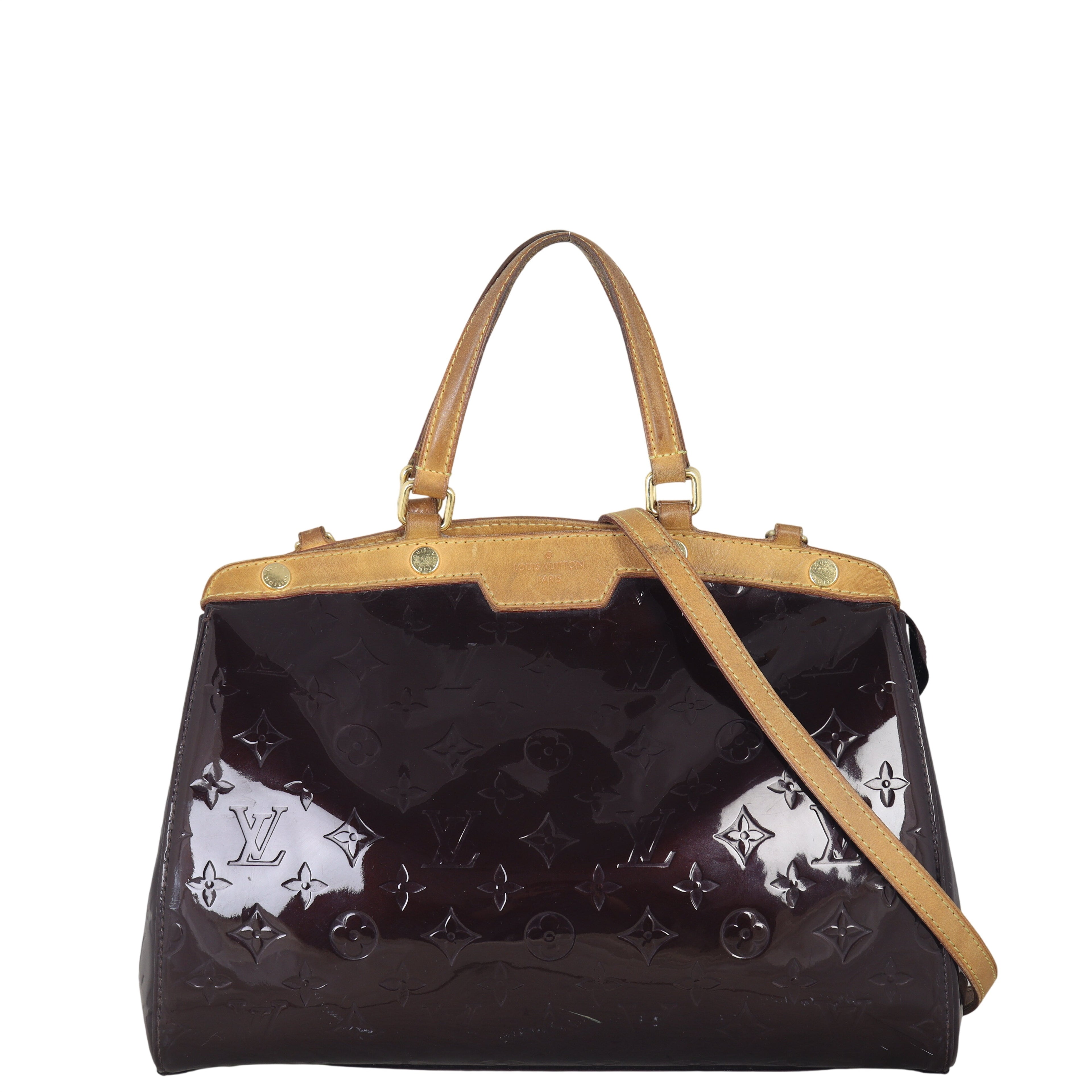 Louis Vuitton Brea MM Monogram Vernis
