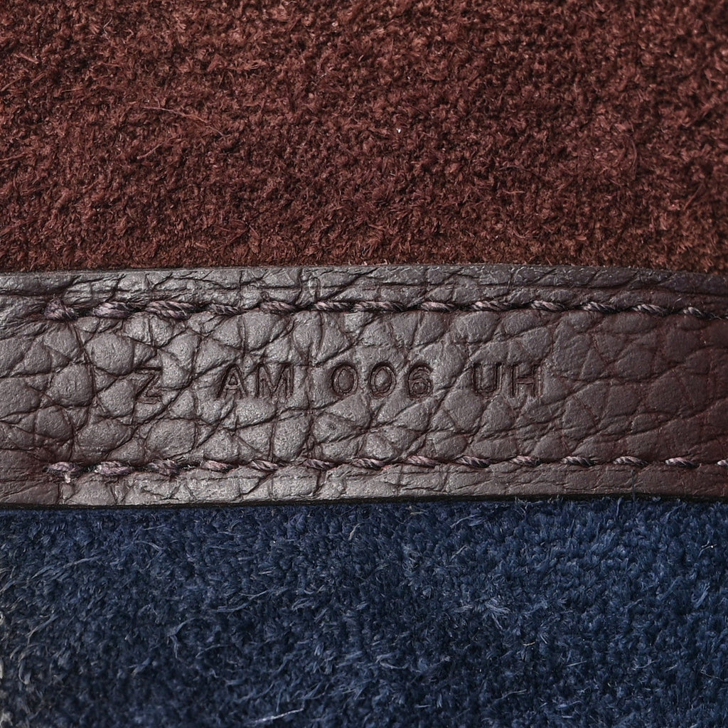 Taurillon Clemence Casaque Picotin Lock 22 MM Bleu Nuit Framboise Rouge Sellier