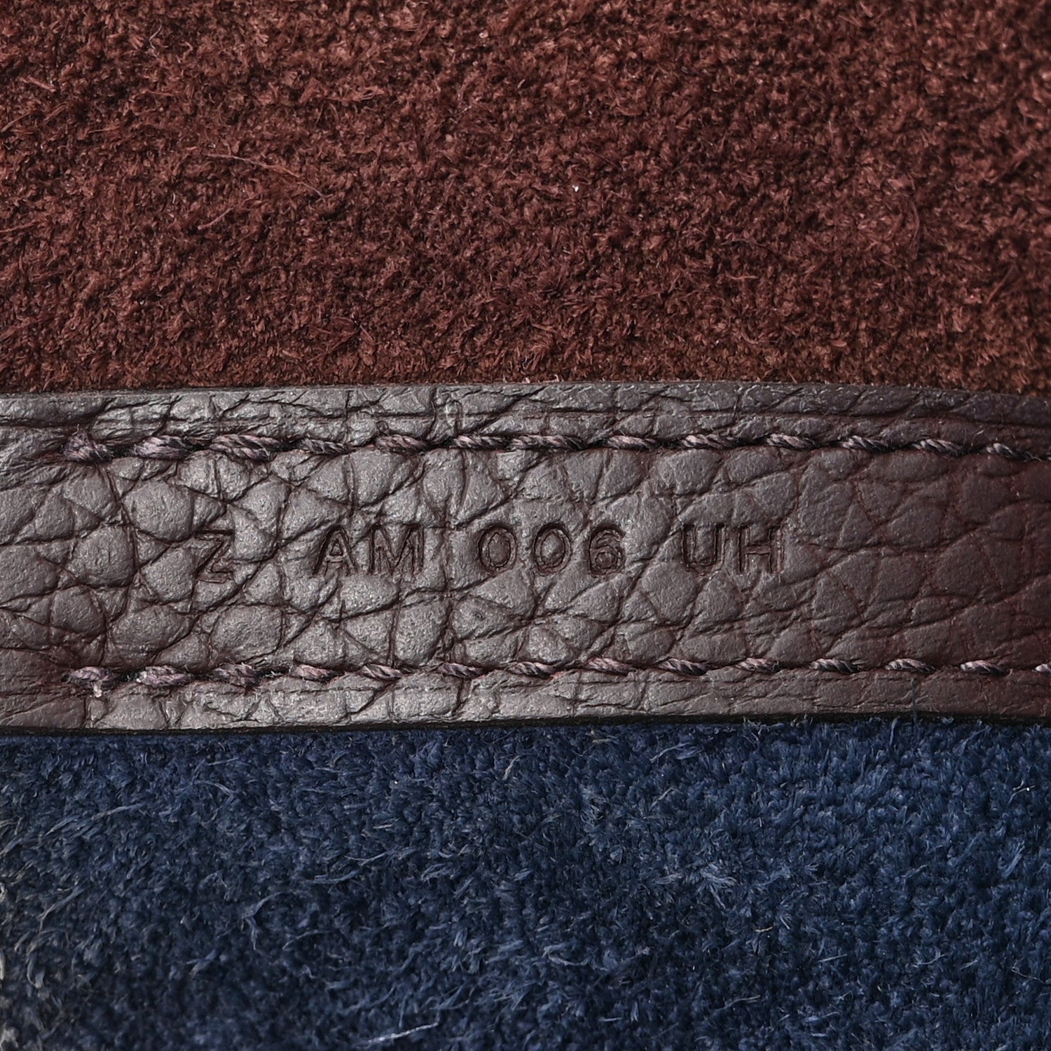 Taurillon Clemence Casaque Picotin Lock 22 MM Bleu Nuit Framboise Rouge Sellier