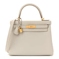 Evercolor Kelly Retourne 28 Gris Perle