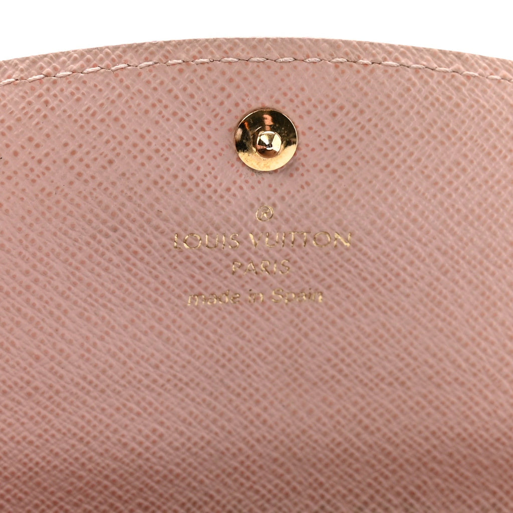 Damier Ebene Caissa Wallet Rose Ballerine