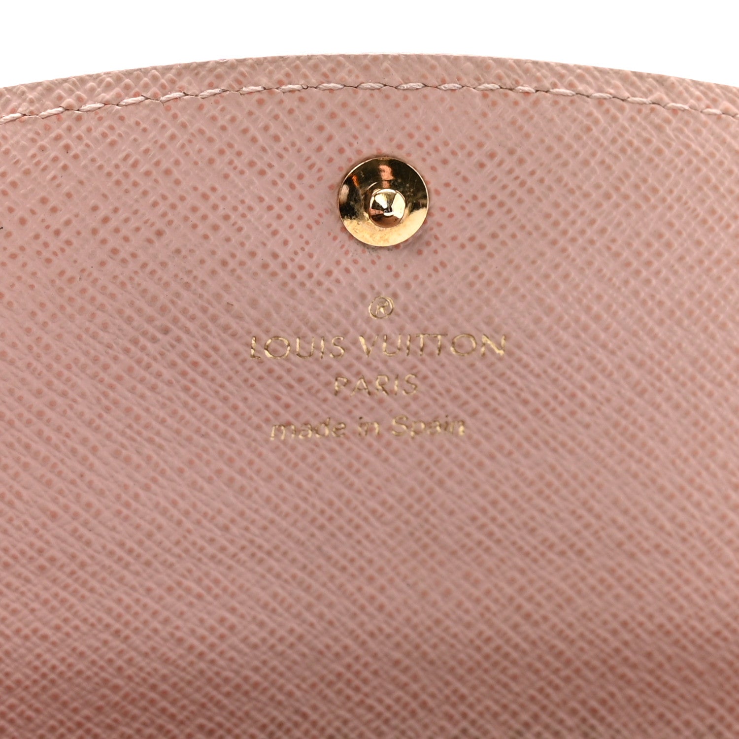 Damier Ebene Caissa Wallet Rose Ballerine
