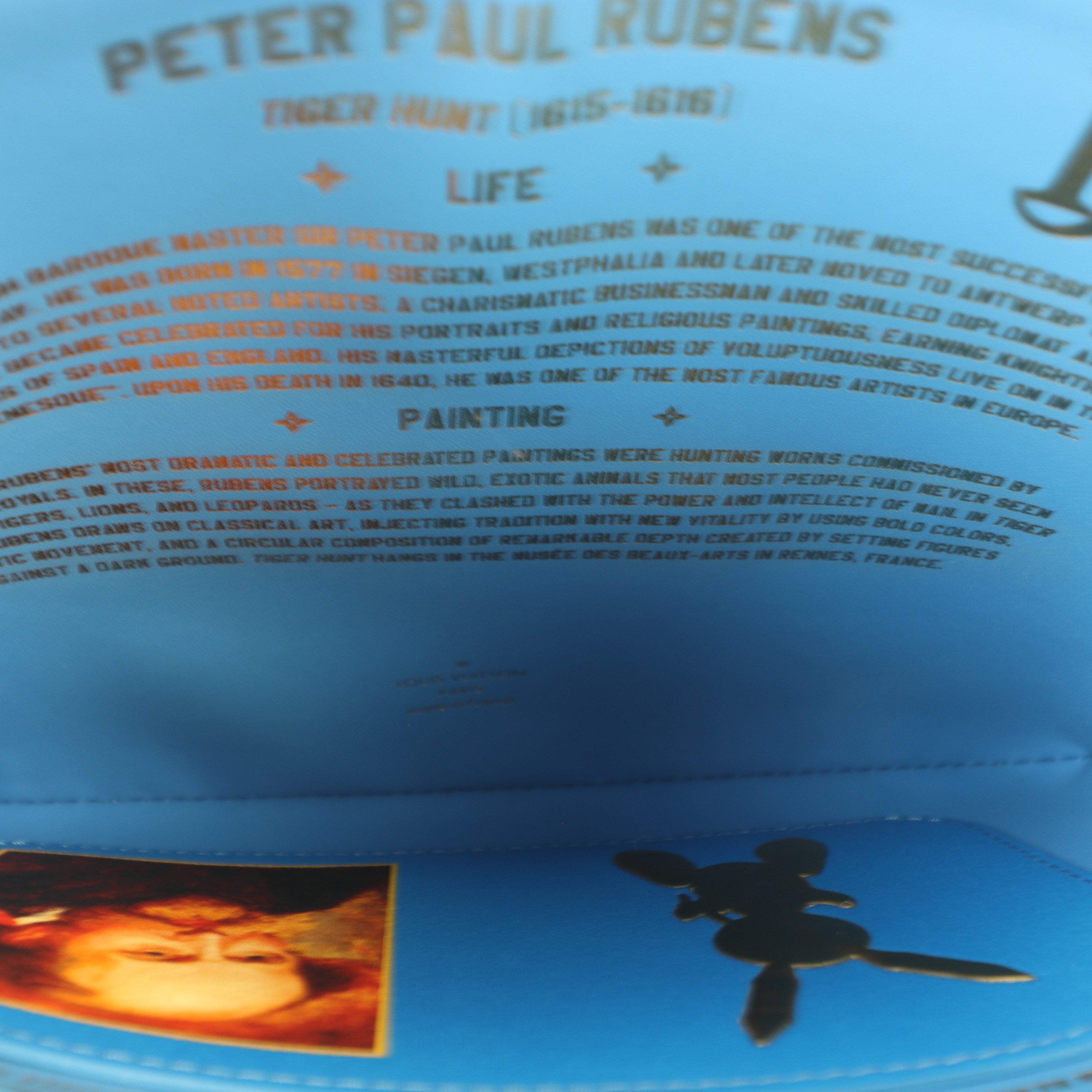 Louis Vuitton x Jeff Koons Rubens Pochette Painted Canvas