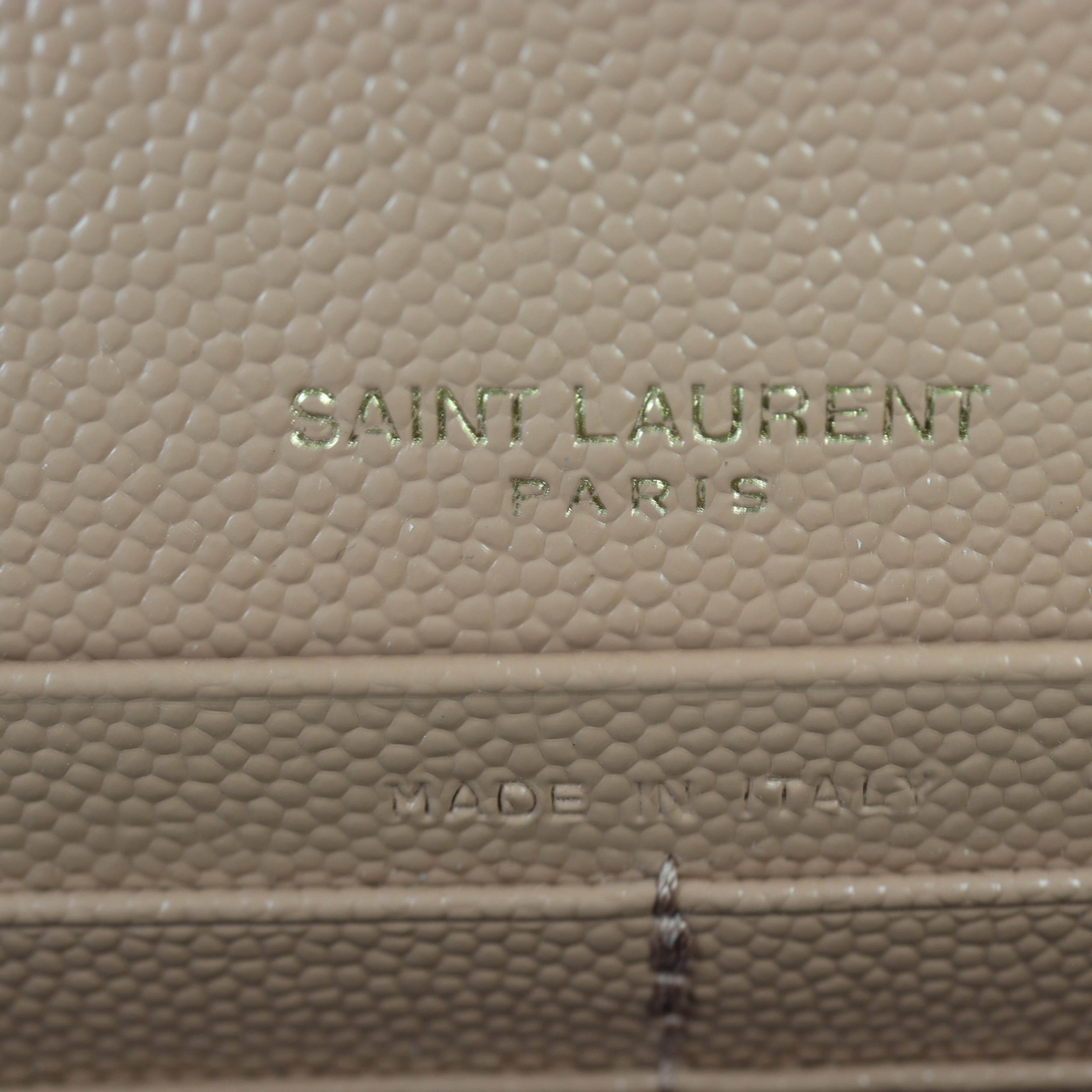 Saint Laurent Cassandre Envelope Chain Wallet