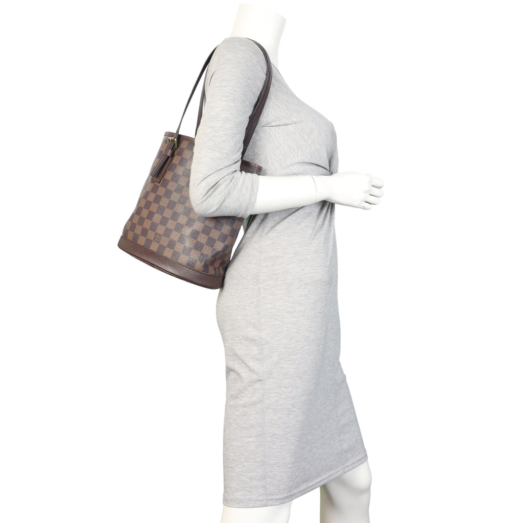 Louis Vuitton Marais Bucket Bag Damier Ebene