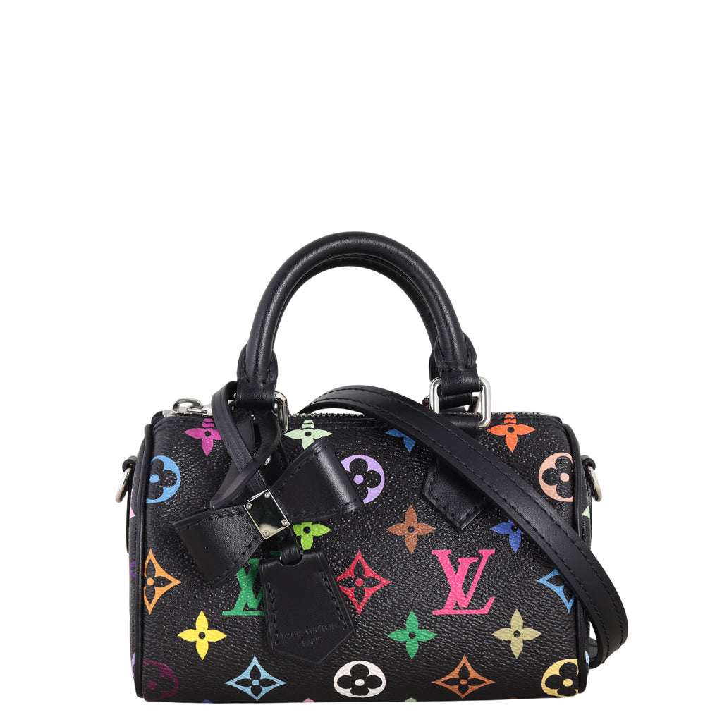 Louis Vuitton x Takashi Murakami Nano Speedy Monogram Multicolore