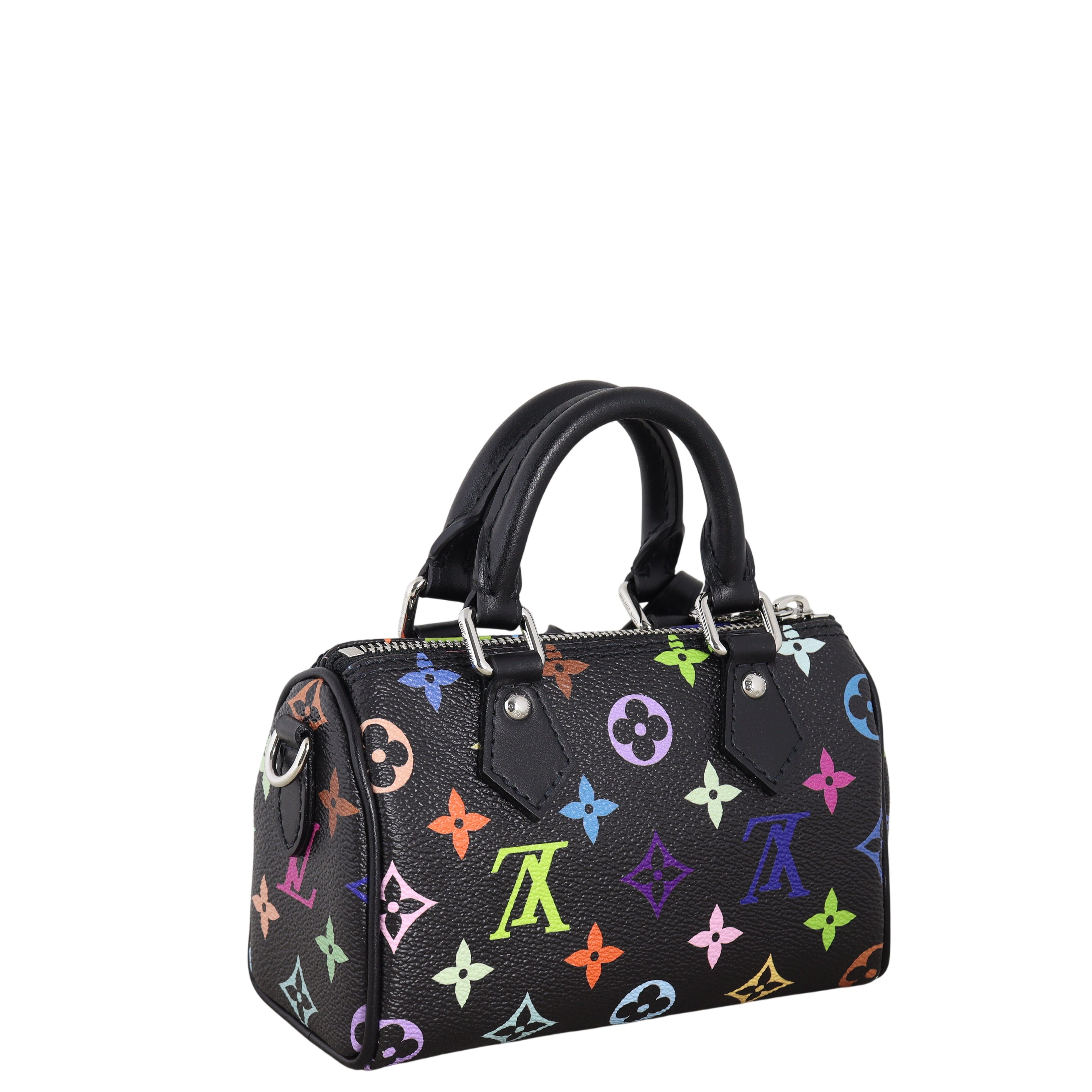 Louis Vuitton x Takashi Murakami Nano Speedy Monogram Multicolore