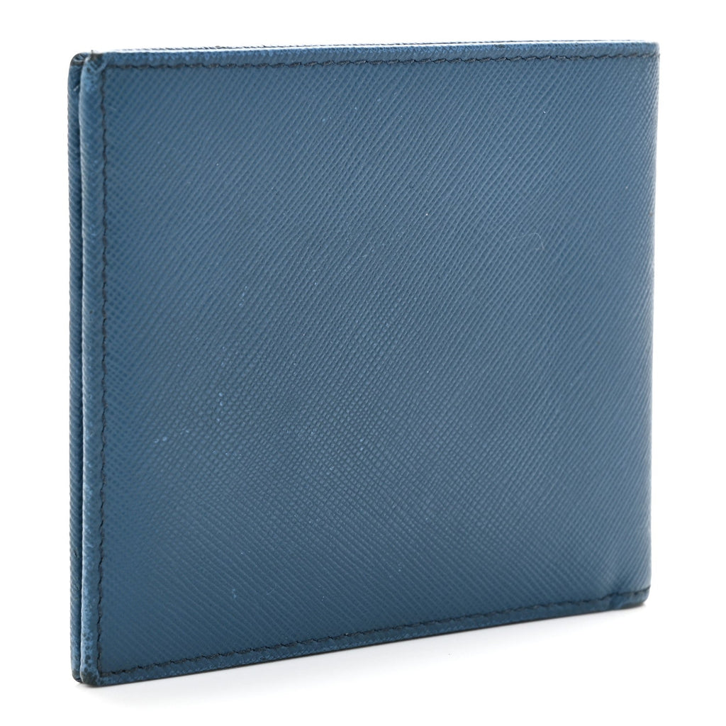 Saffiano Bi-Fold Wallet Cobalto