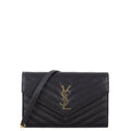 Saint Laurent Cassandre Envelope Chain Wallet