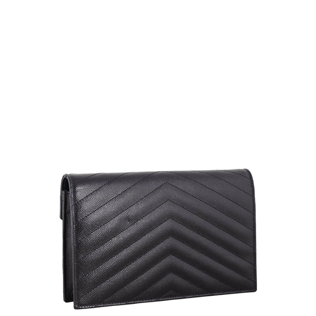 Saint Laurent Cassandre Envelope Chain Wallet