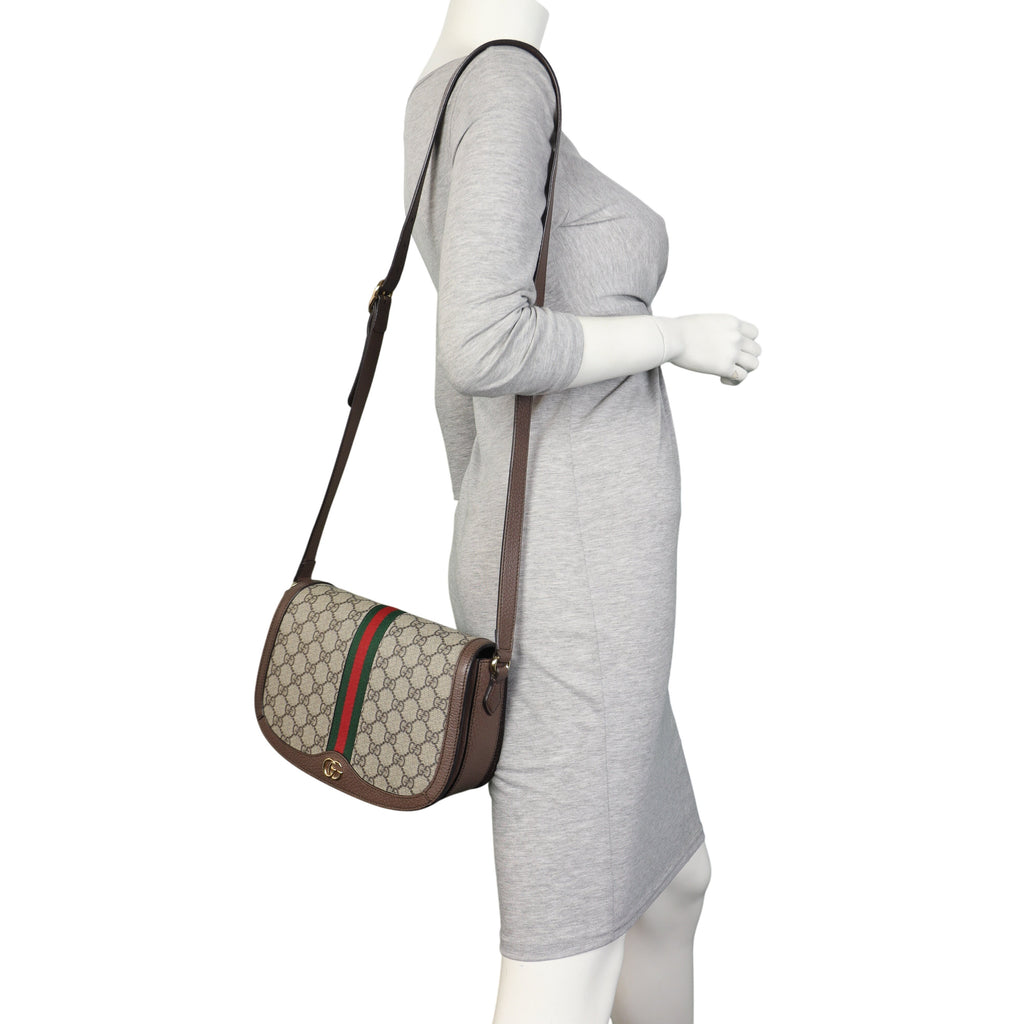 Gucci Ophidia GG Supreme Small Flap Bag