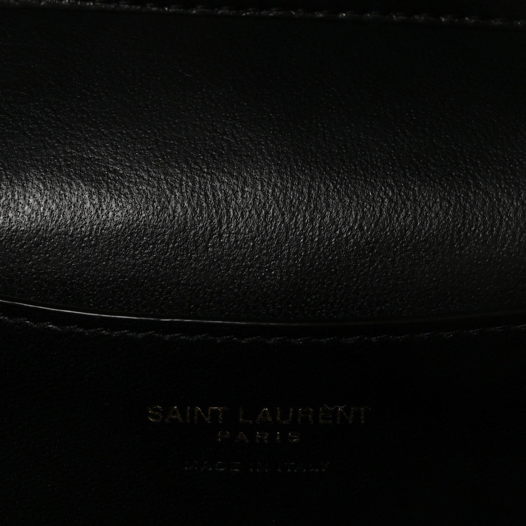 Lambskin Quilted Mini Gaby Vanity Case Black