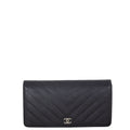 Chanel CC Yen Wallet Chevron