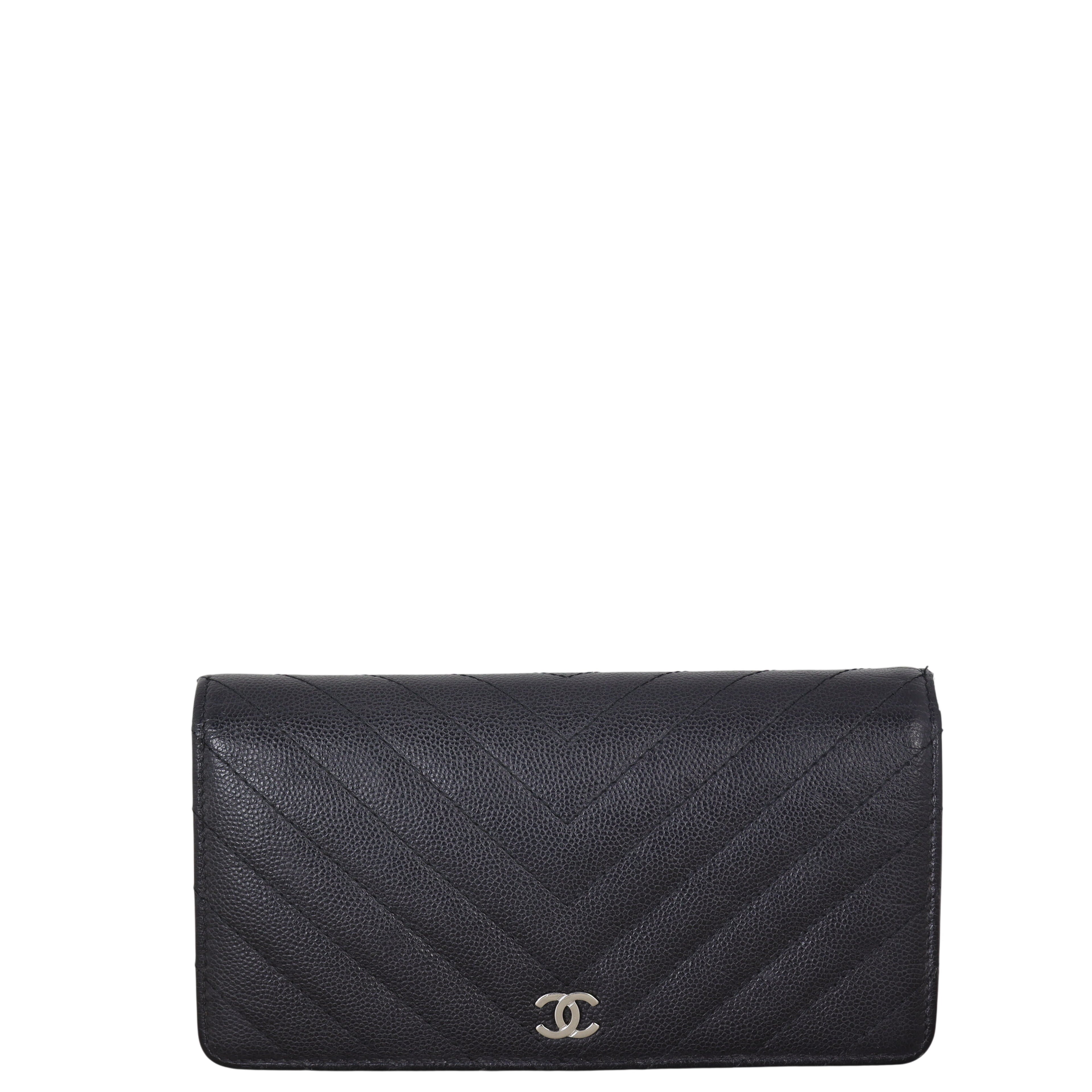 Chanel CC Yen Wallet Chevron