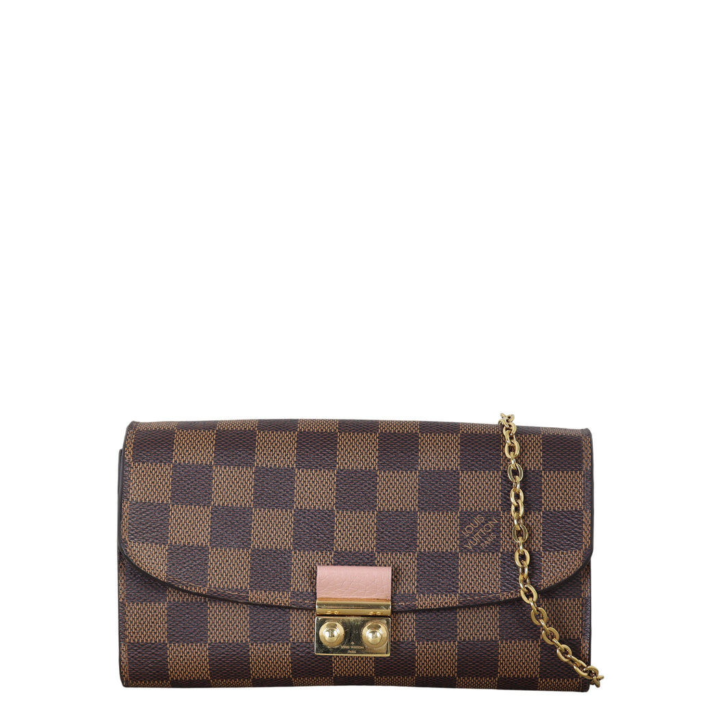 Louis Vuitton Croisette Wallet on Chain Damier Ebene