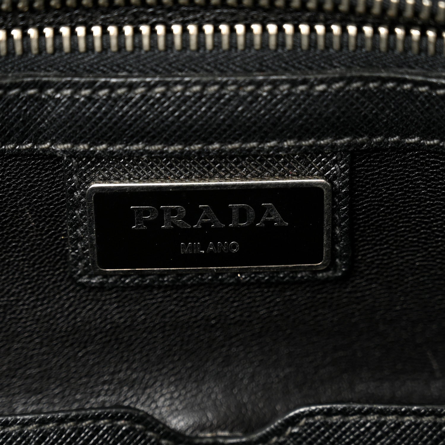 Saffiano Travel Briefcase Black