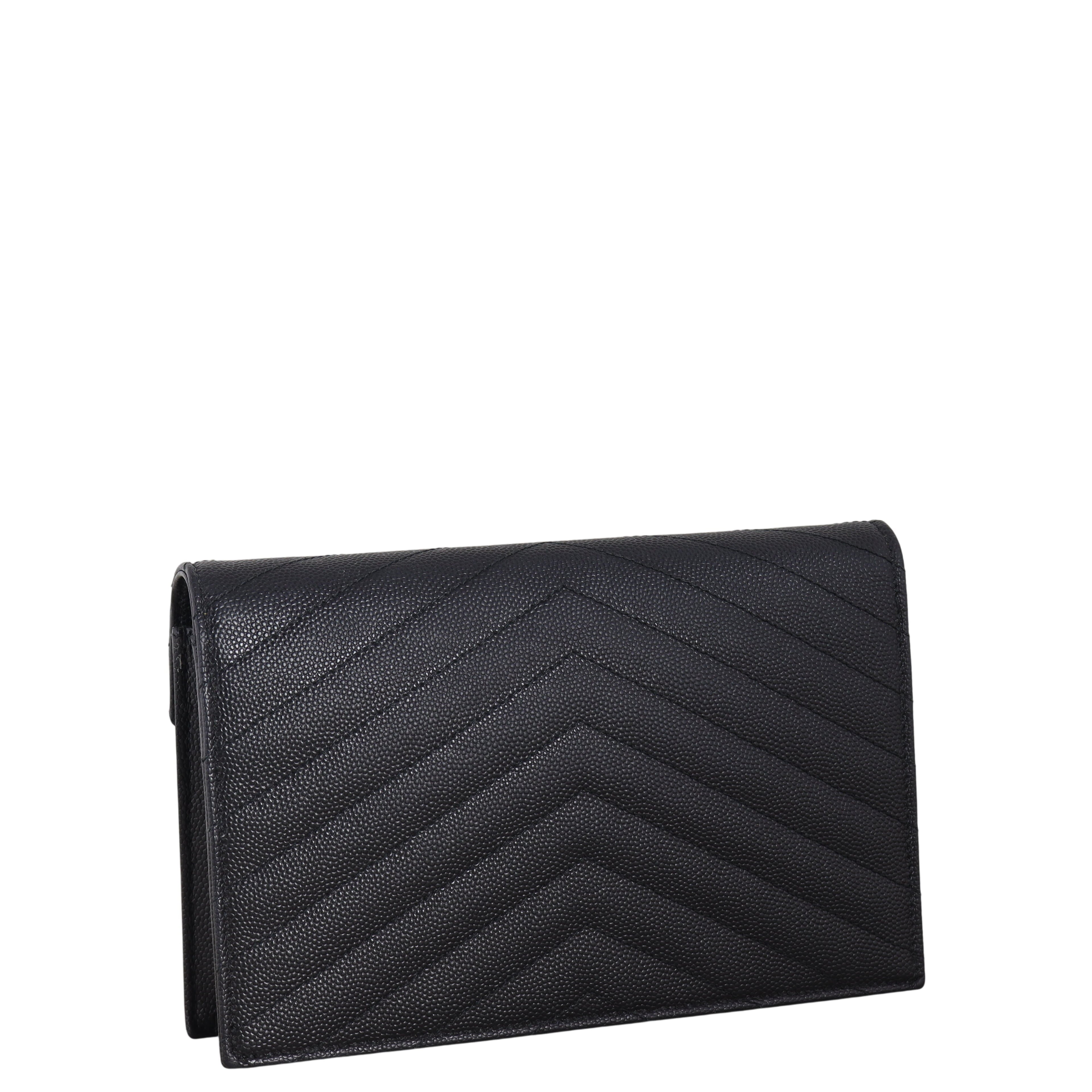 Saint Laurent Cassandre Envelope Chain Wallet