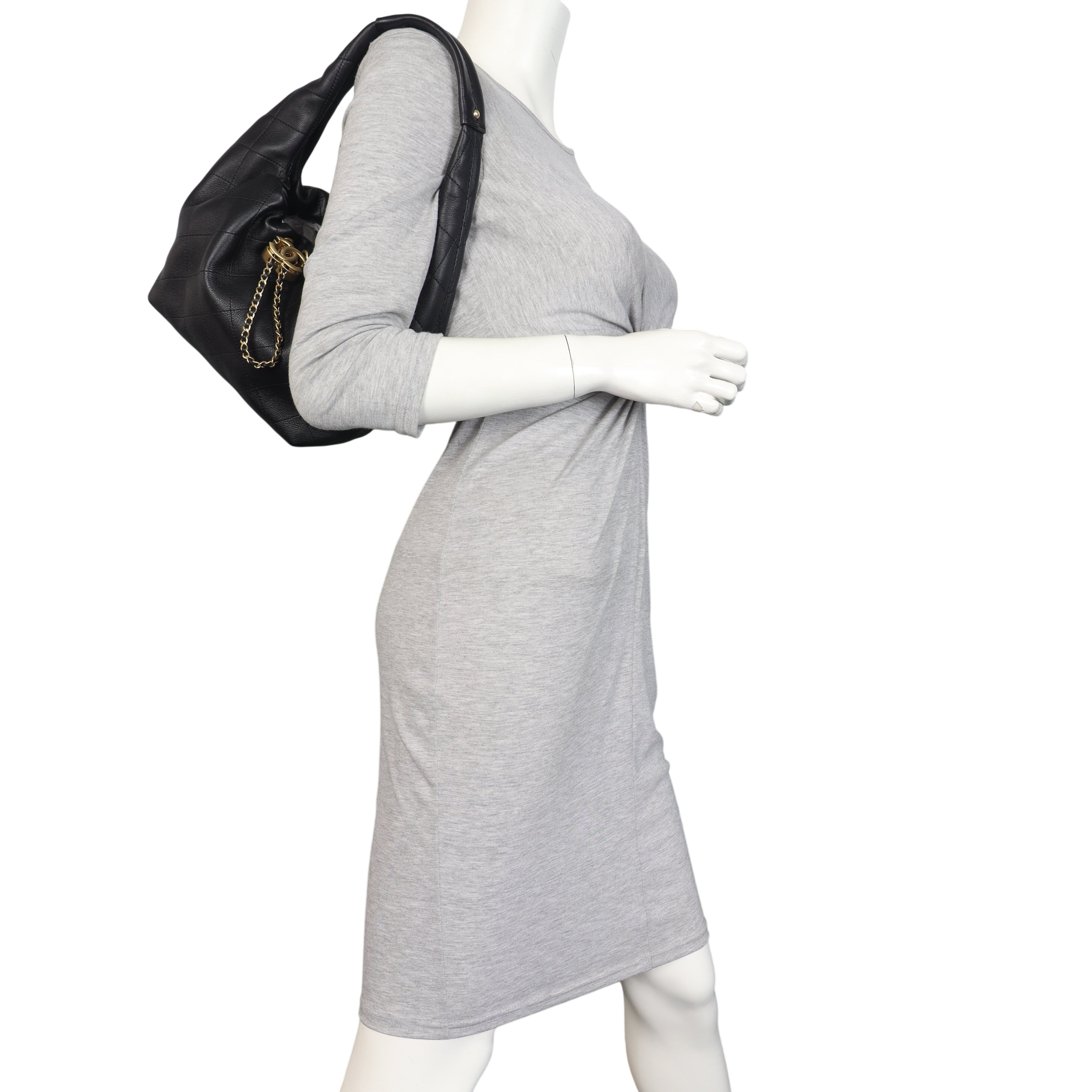 Chanel CC Drawstring Hobo