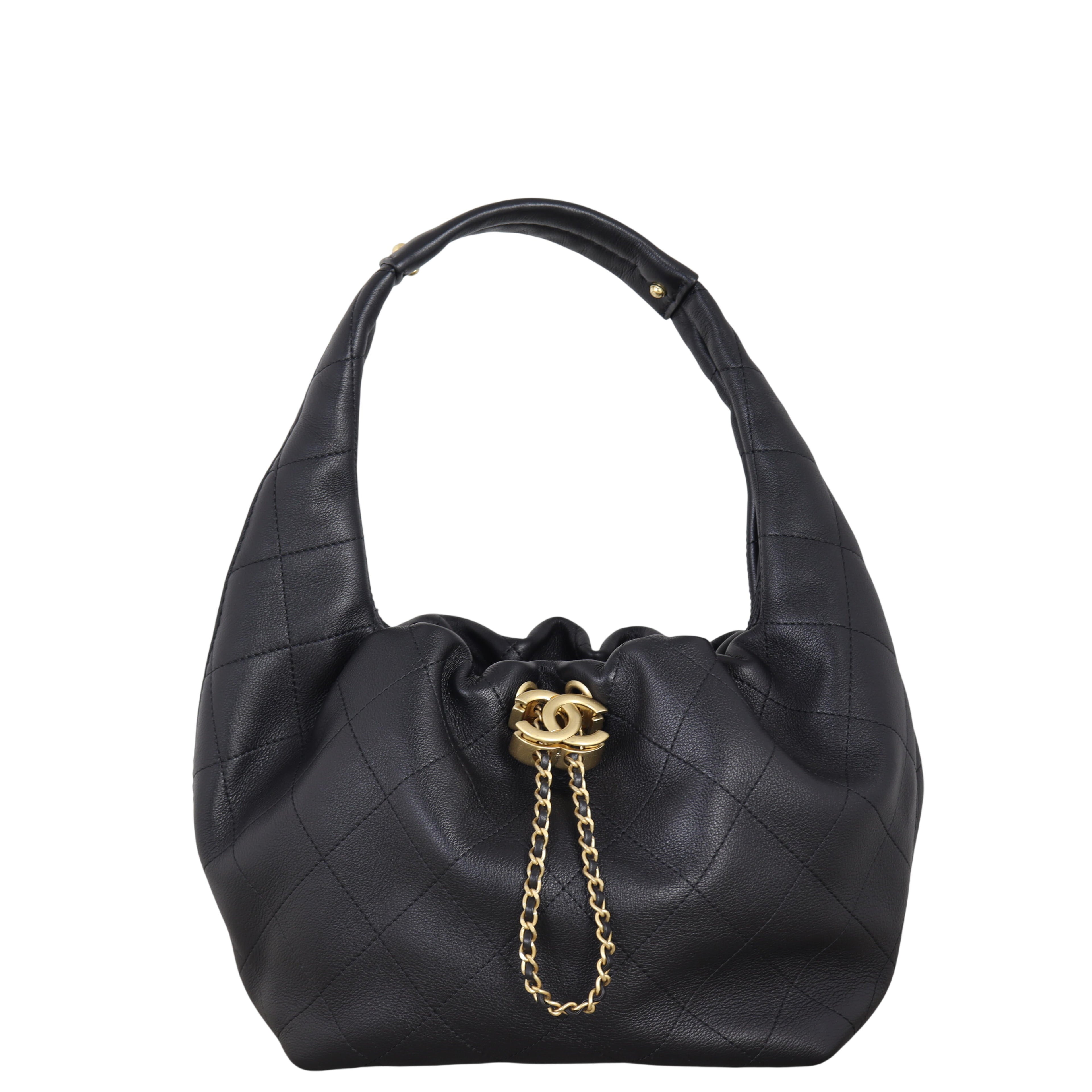 Chanel CC Drawstring Hobo