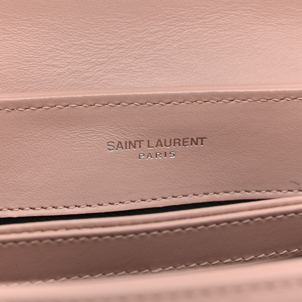 Calfskin Y Quilted Monogram Toy Loulou Crossbody Bag Pale Blush