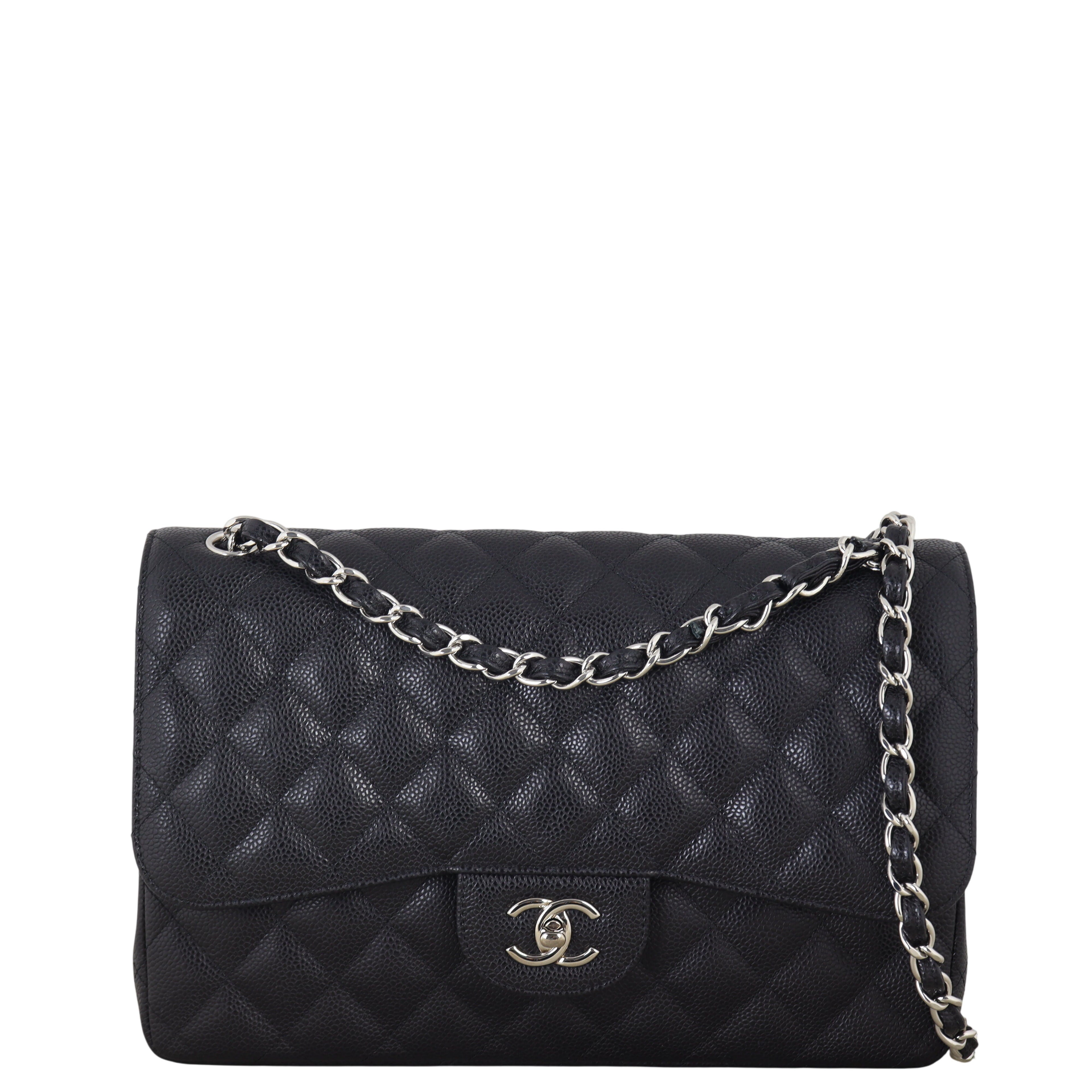 Chanel Classic Double Flap Jumbo Caviar