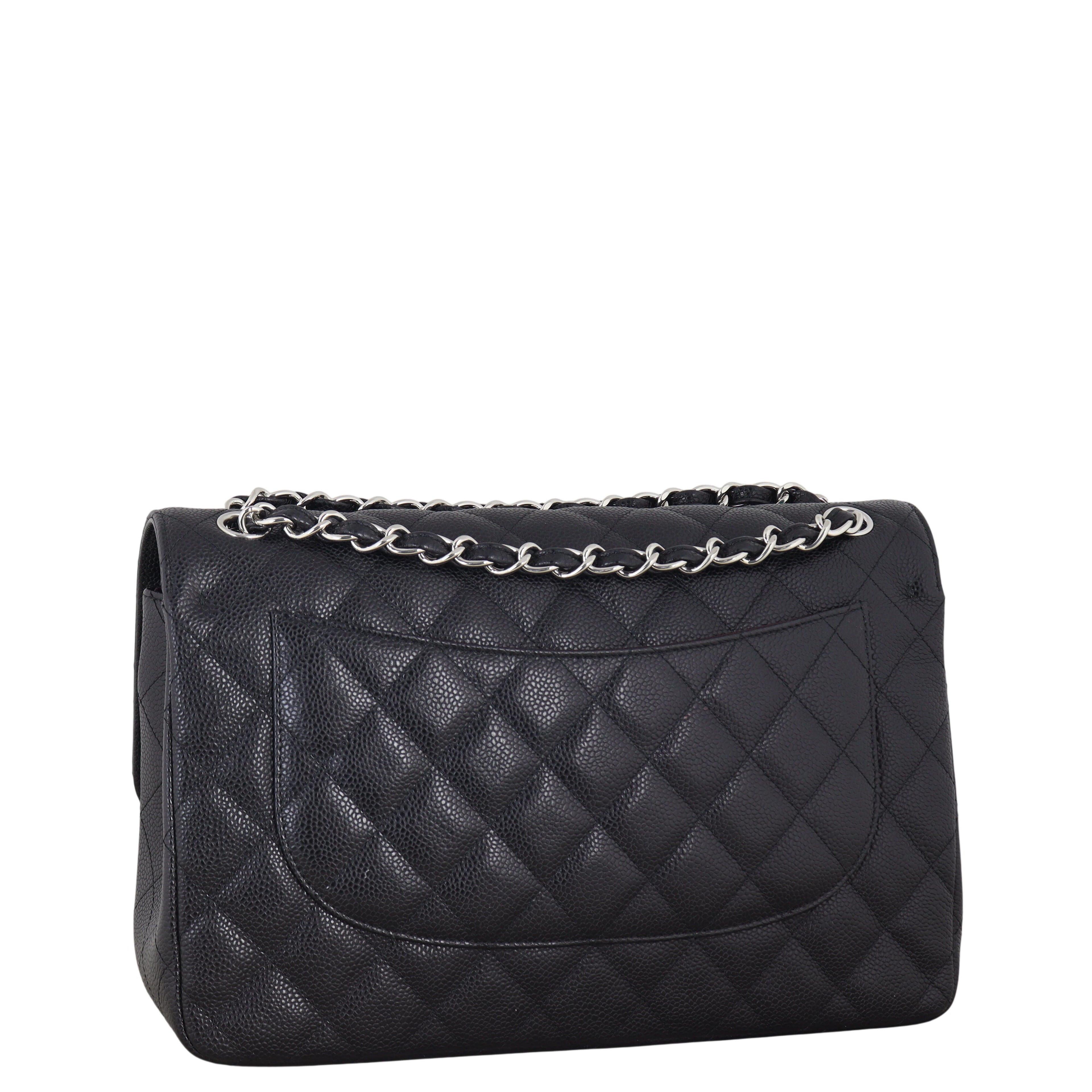 Chanel Classic Double Flap Jumbo Caviar