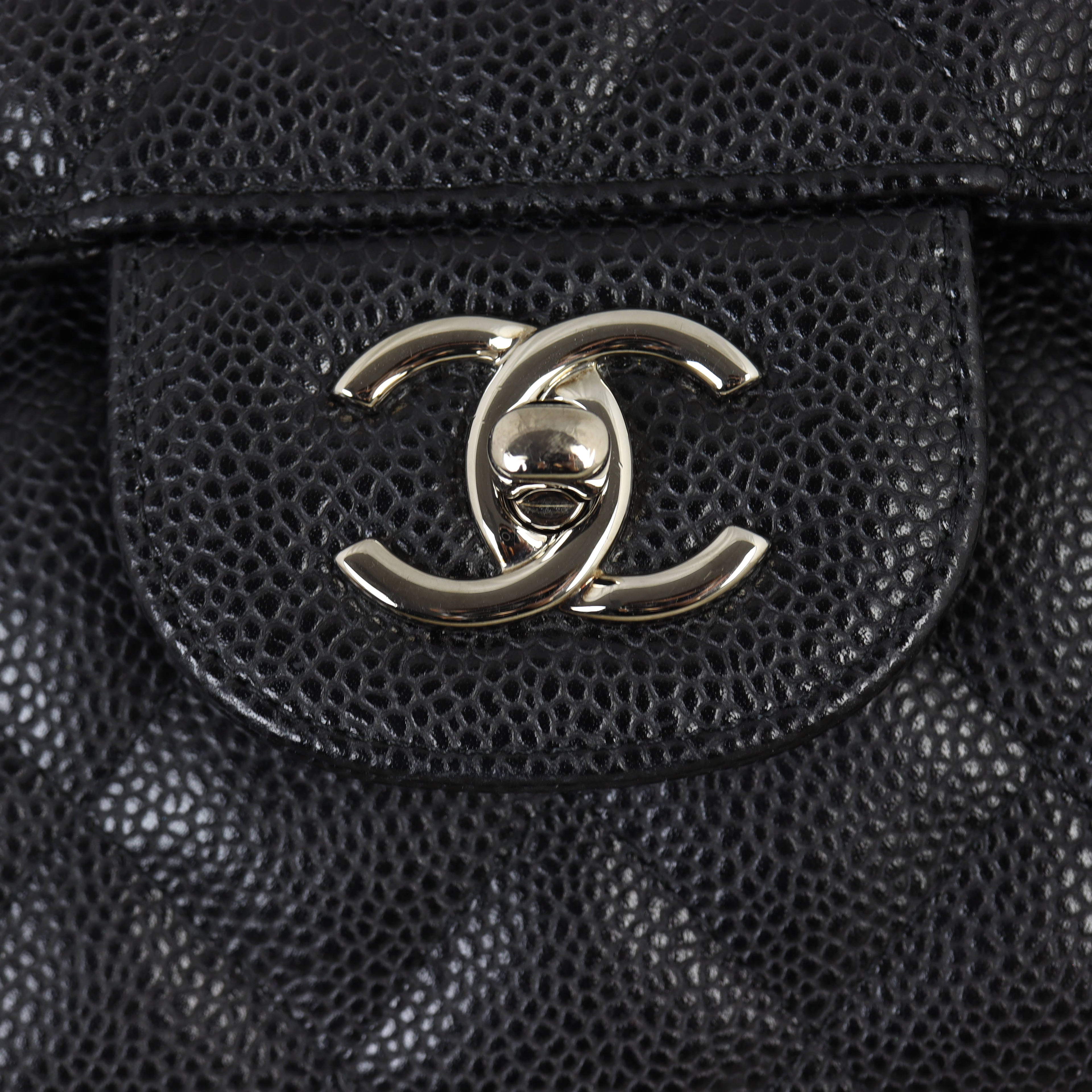 Chanel Classic Double Flap Jumbo Caviar