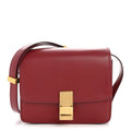 Box Calfskin Small Classic Box Flap Bag Red