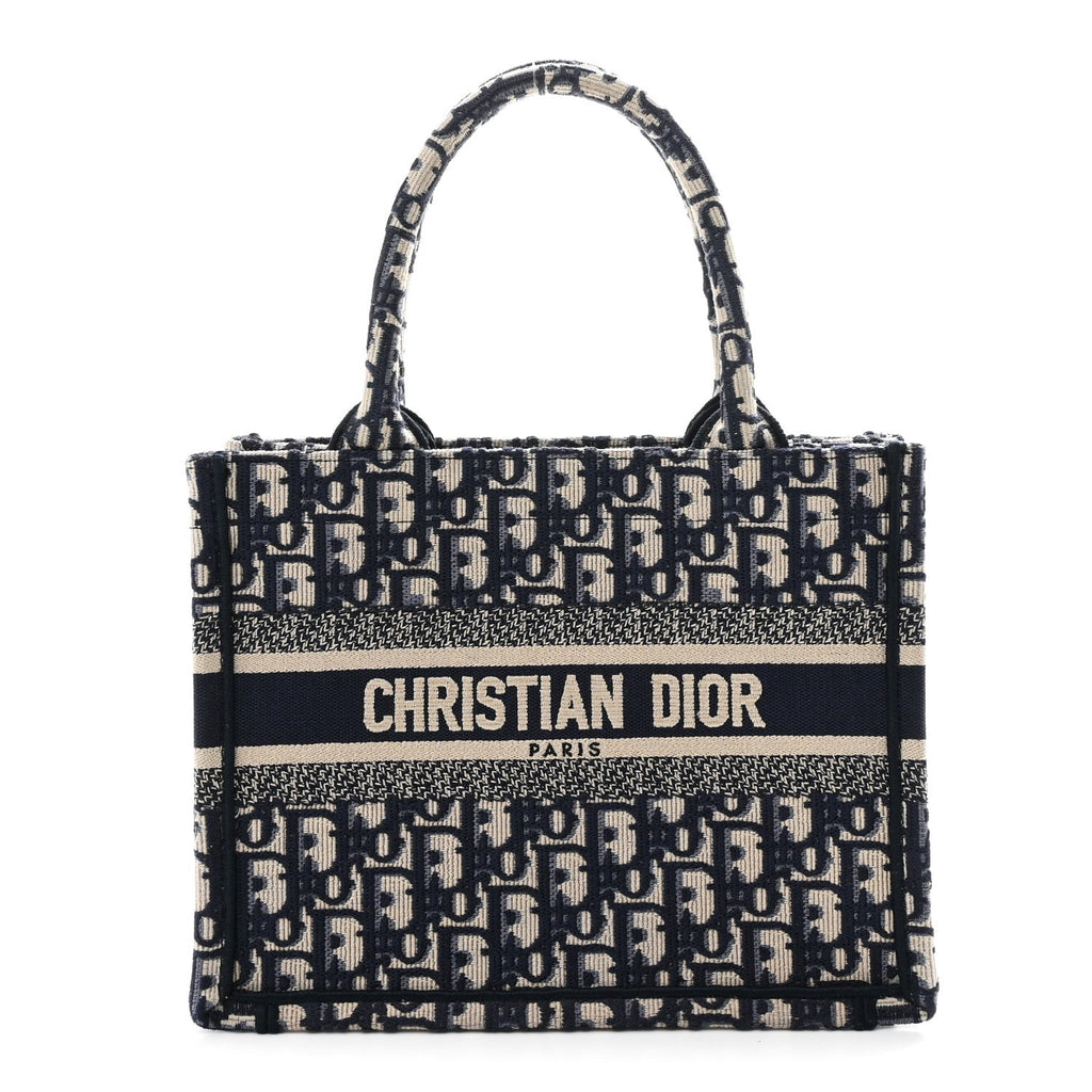 Oblique Small Book Tote Blue Multicolor