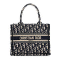 Oblique Small Book Tote Blue Multicolor