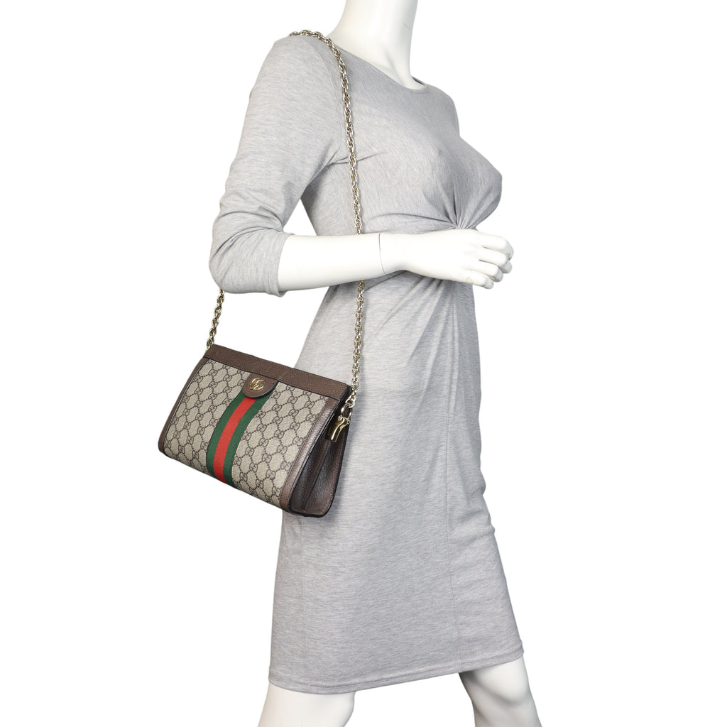 Gucci GG Supreme Ophidia Small Shoulder Bag