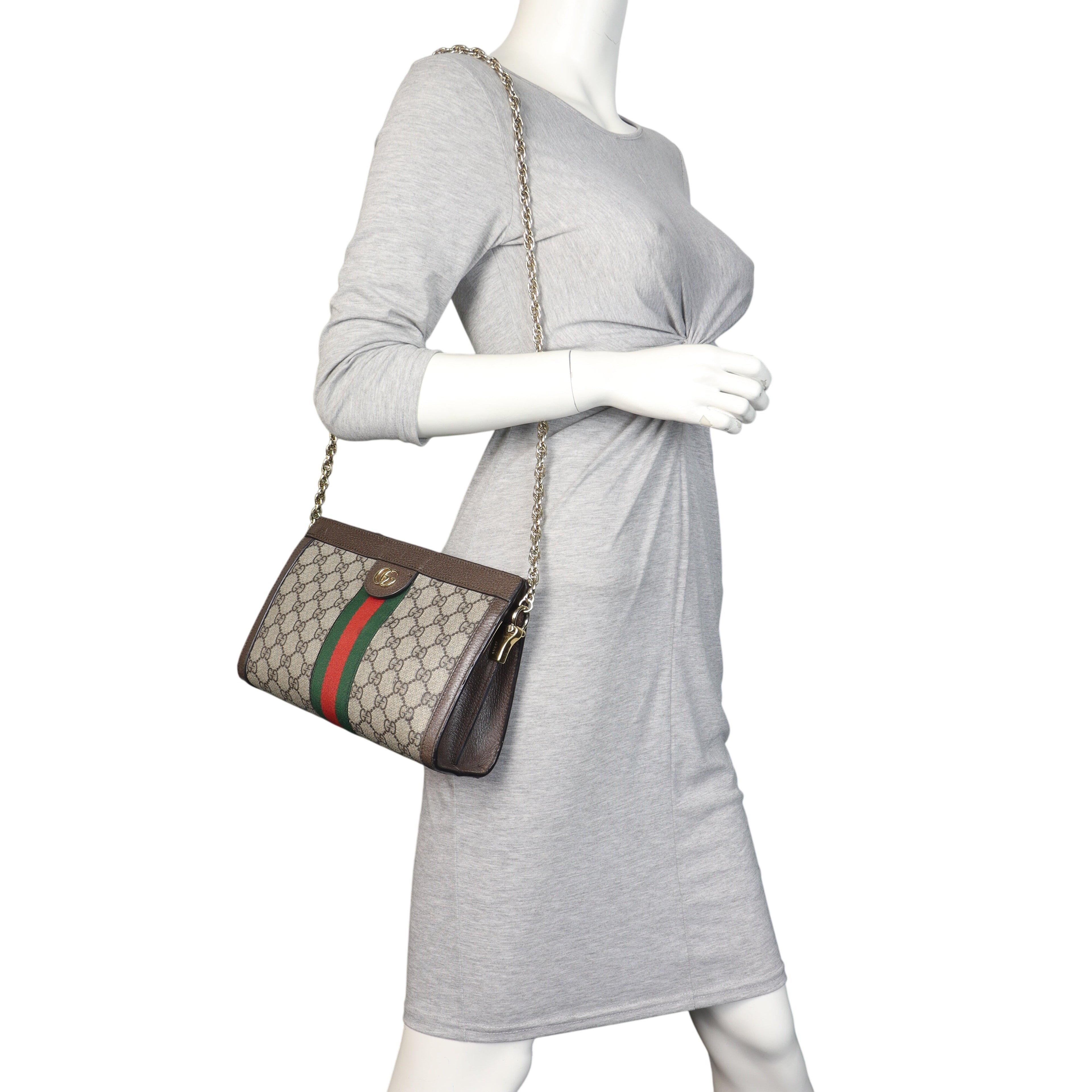 Gucci GG Supreme Ophidia Small Shoulder Bag