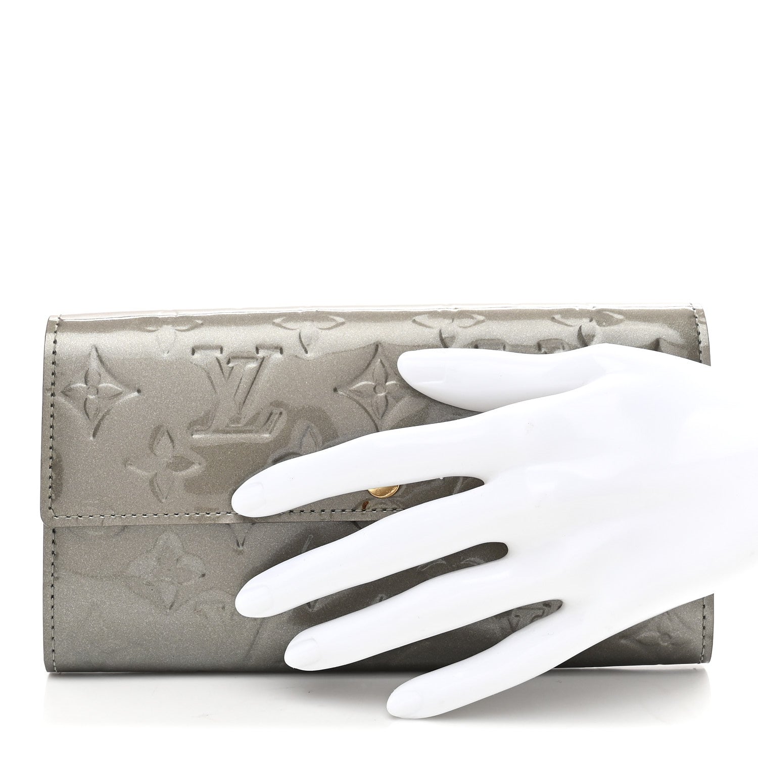 Vernis Sarah Wallet Gris Art Deco
