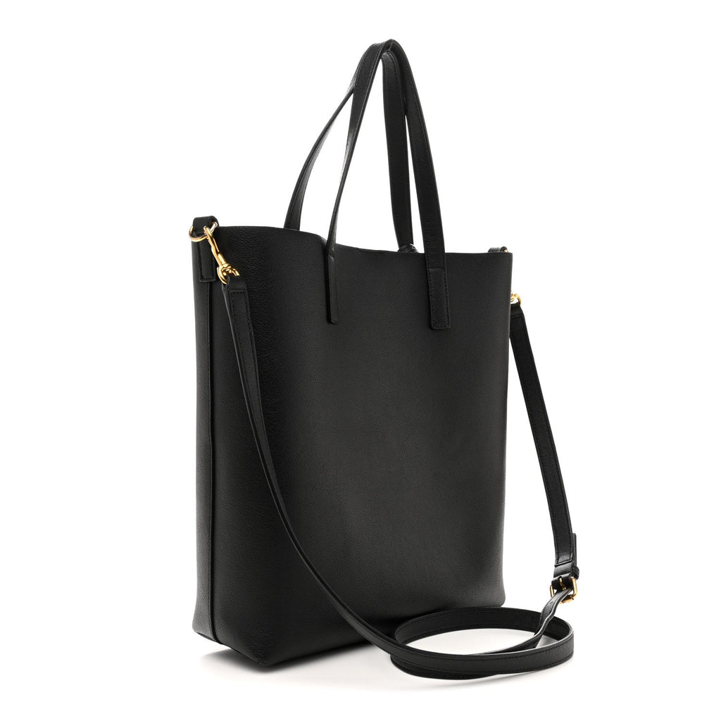 Calfskin Toy Shopping Tote Black