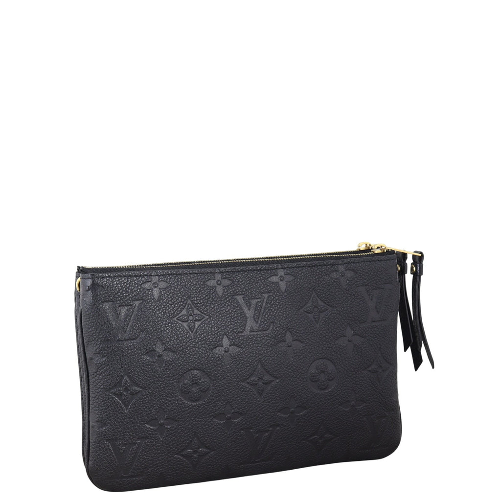 Louis Vuitton Double Zip Pochette Monogram Empreinte