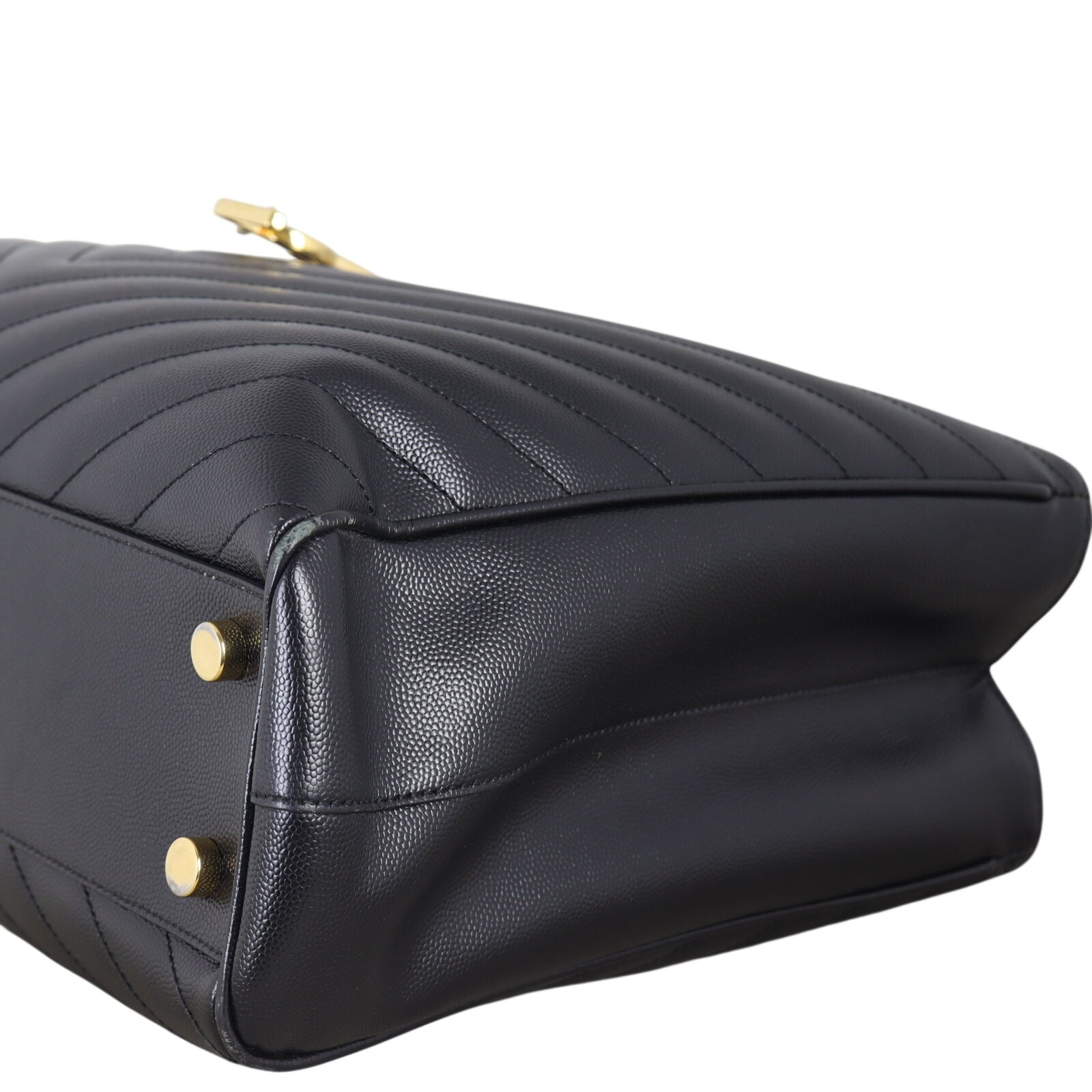 Saint Laurent Chevron Shopping Tote