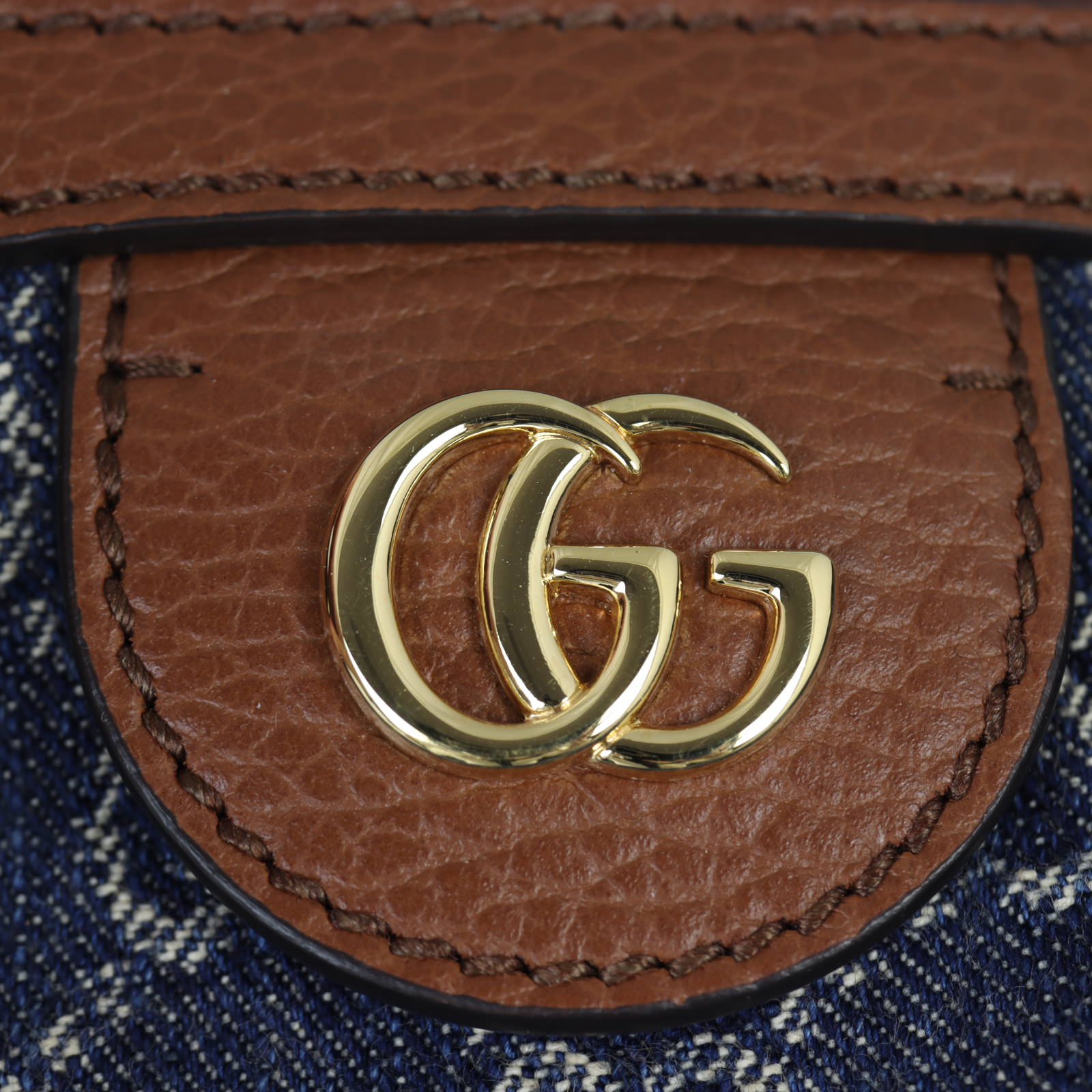 Gucci GG Denim Ophidia Medium Tote