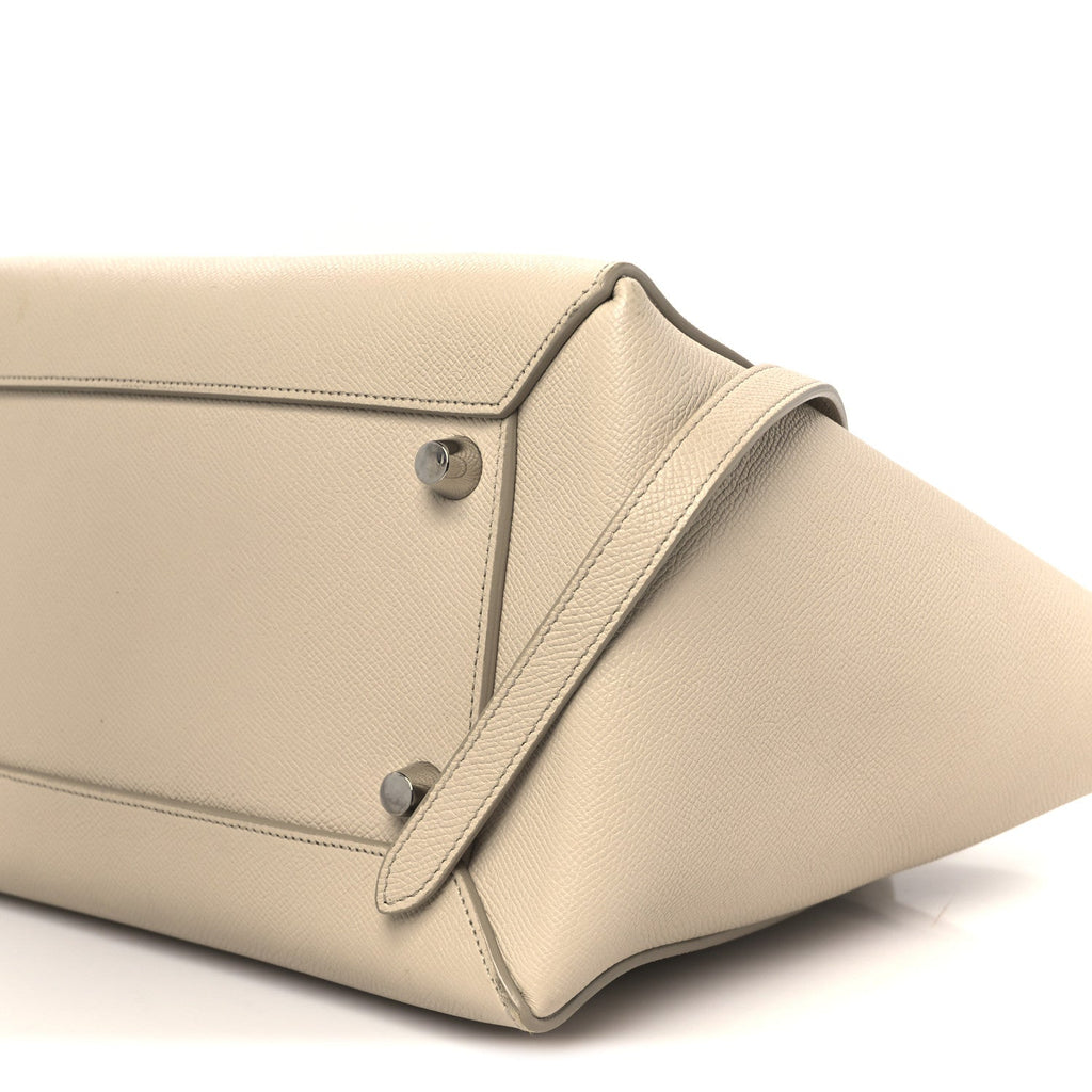 Grained Calfskin Mini Belt Bag Light Taupe