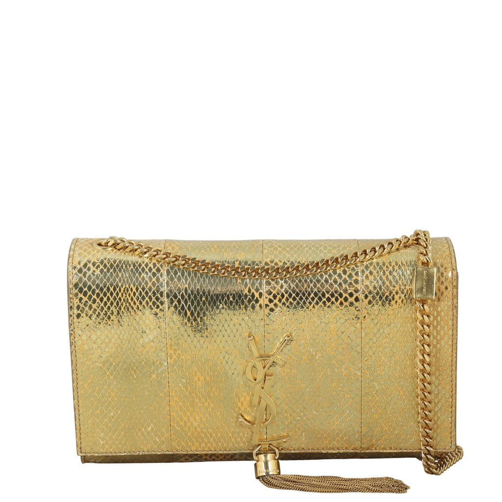 Saint Laurent Kate Tassel Chain Bag Medium Python