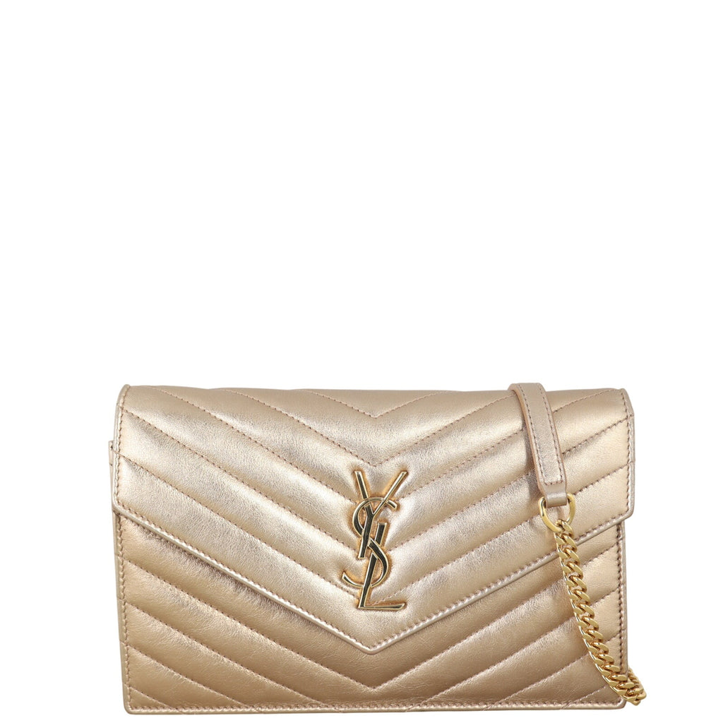 Saint Laurent Cassandre Envelope Chain Wallet