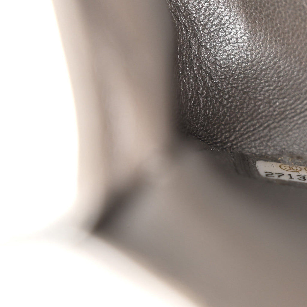 Galuchat Stingray Small Boy Flap Silver